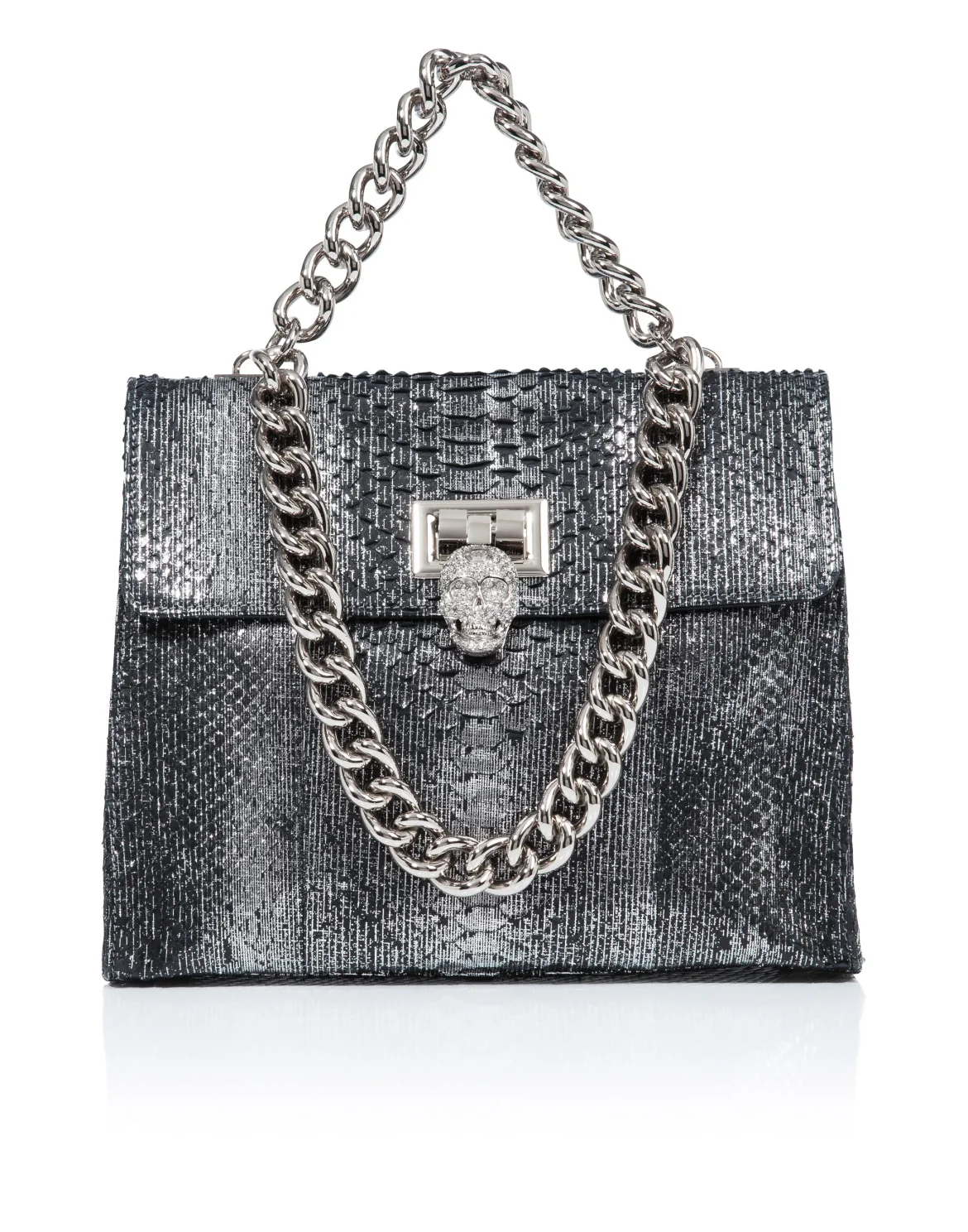 Shoulder Bag "Reina", цвет: Серебристый