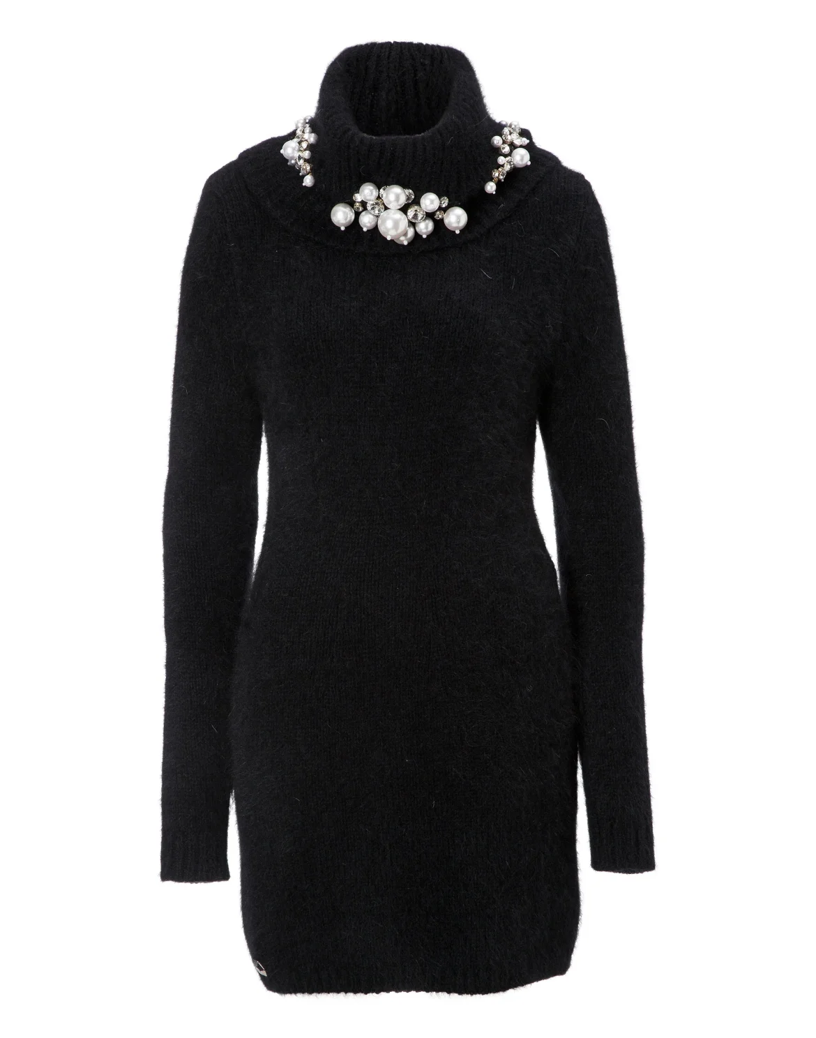 Knit Day Dress "Kiss High", цвет: Черный