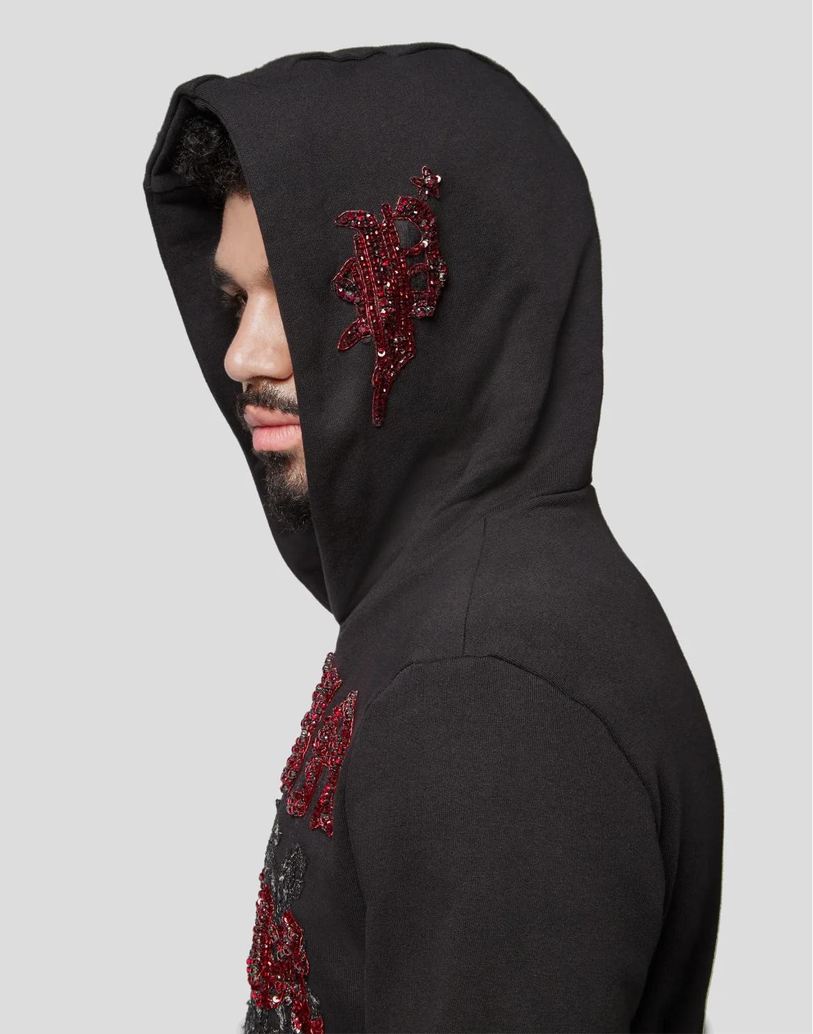 Hoodie sweatshirt Gothic Plein, цвет: Черный