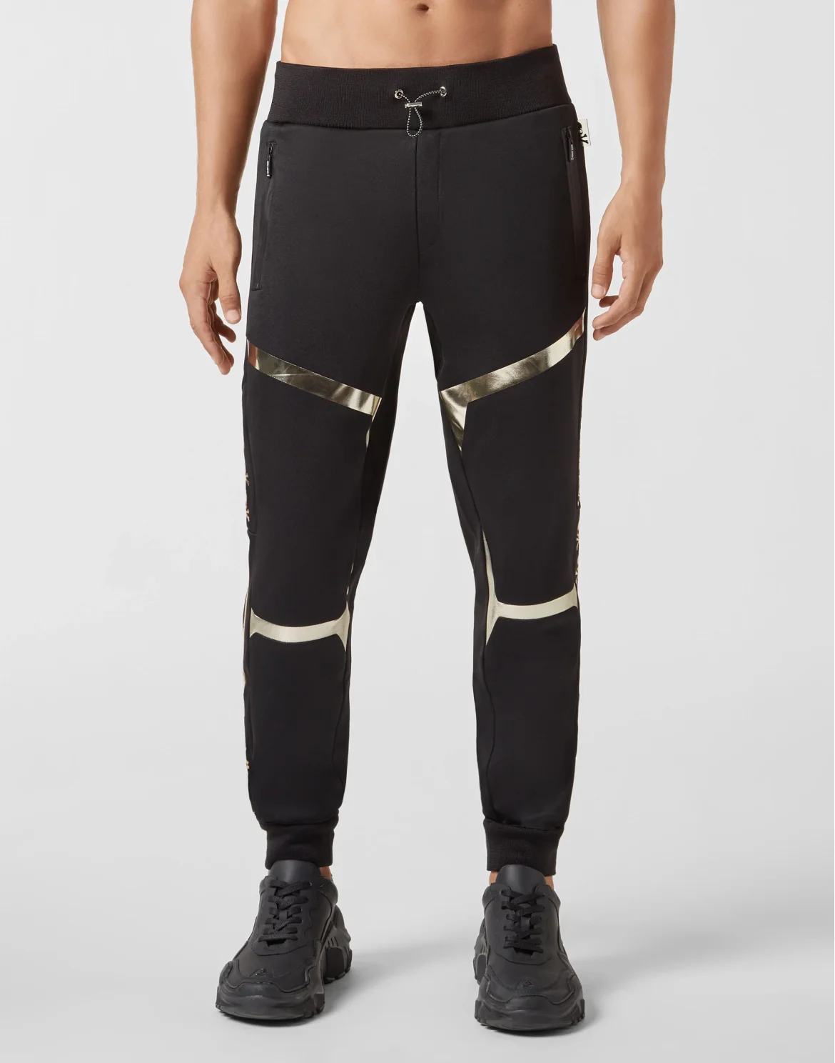 Jogging Trousers XYZ Geometric, цвет: Черный