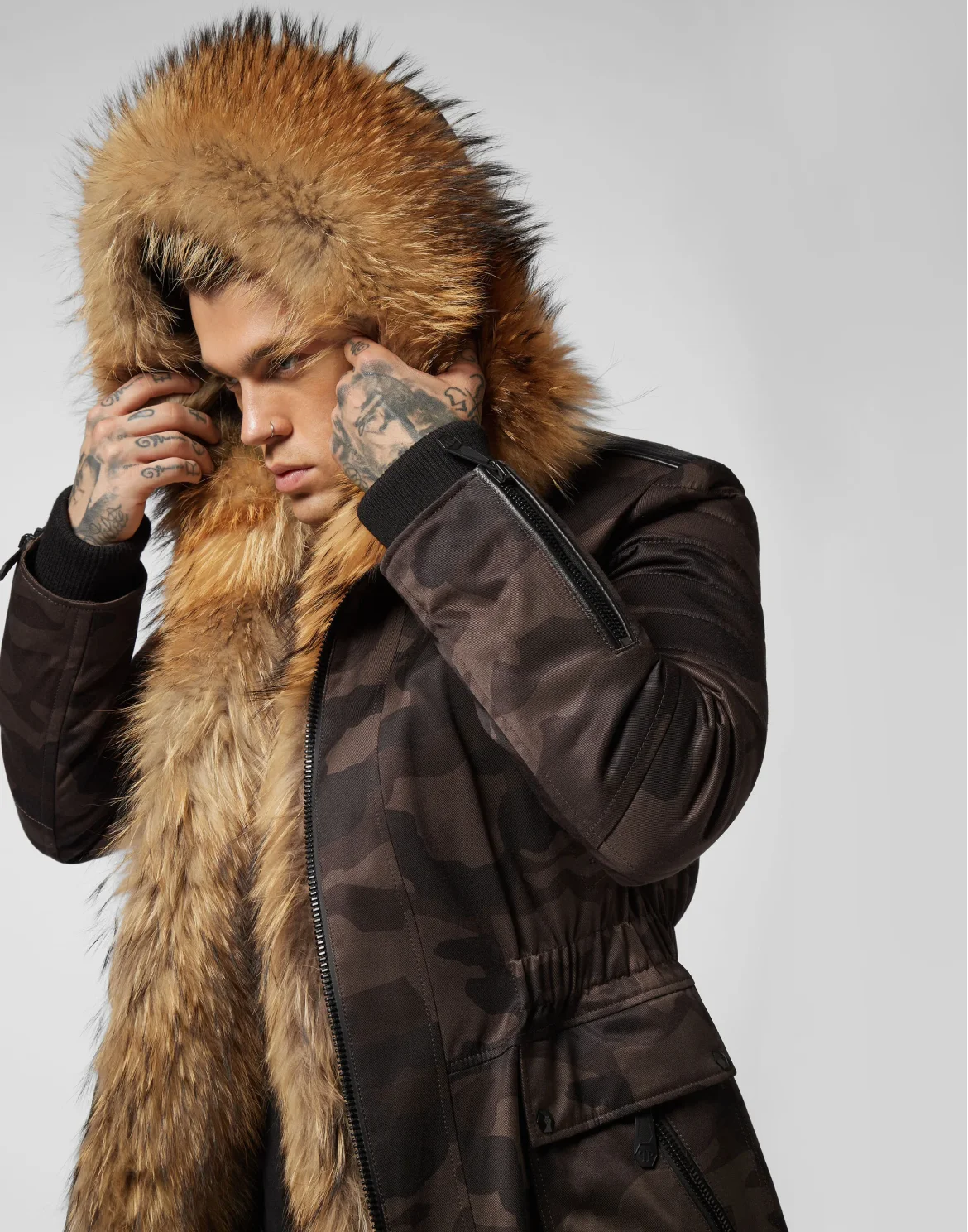 Parka Statement, цвет: Камуфляж