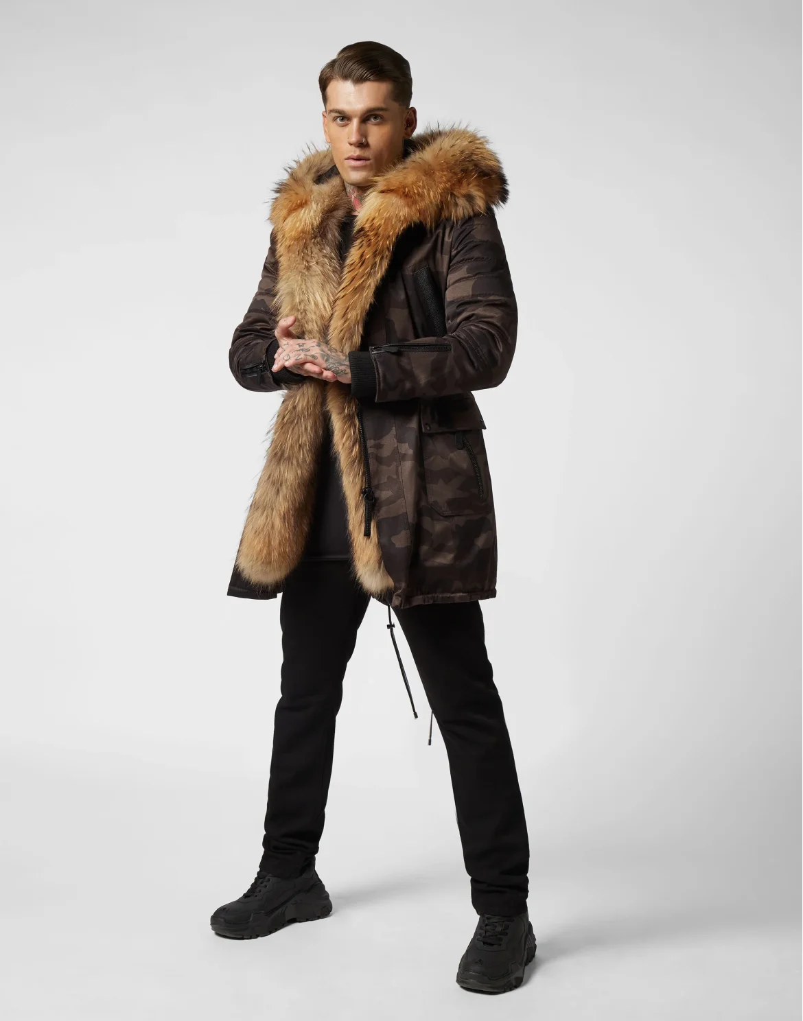 Parka Statement, цвет: Камуфляж