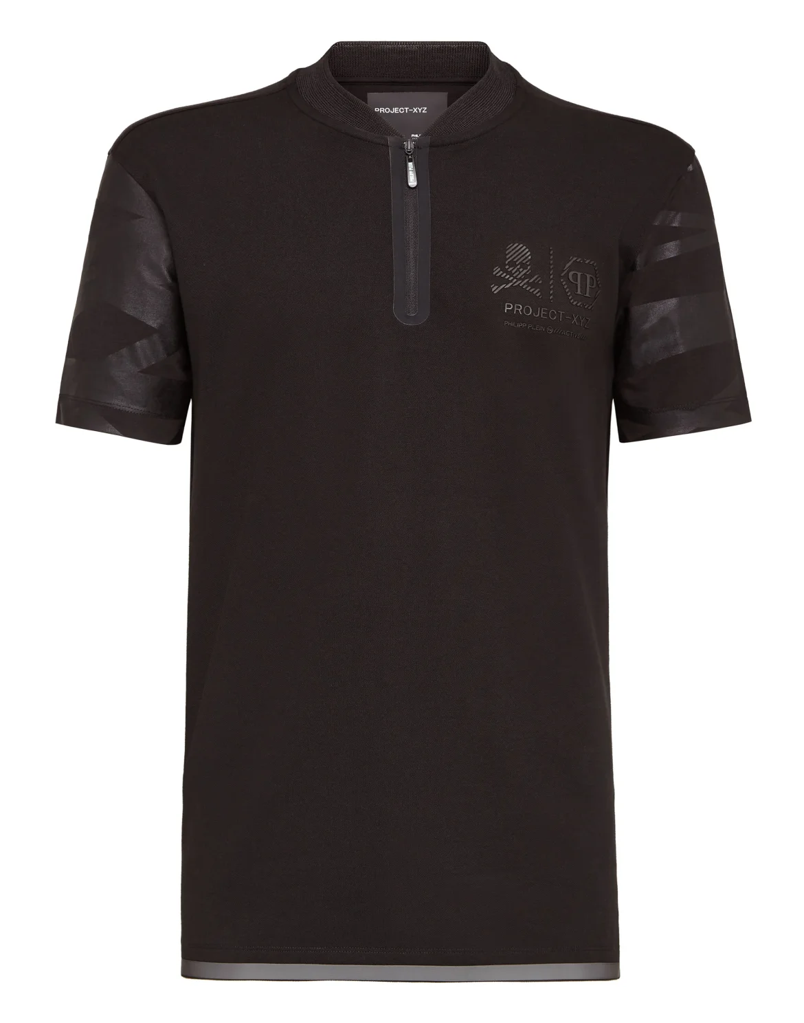Slim Fit Polo shirt SS XYZ Skull and Plein, цвет: Черный