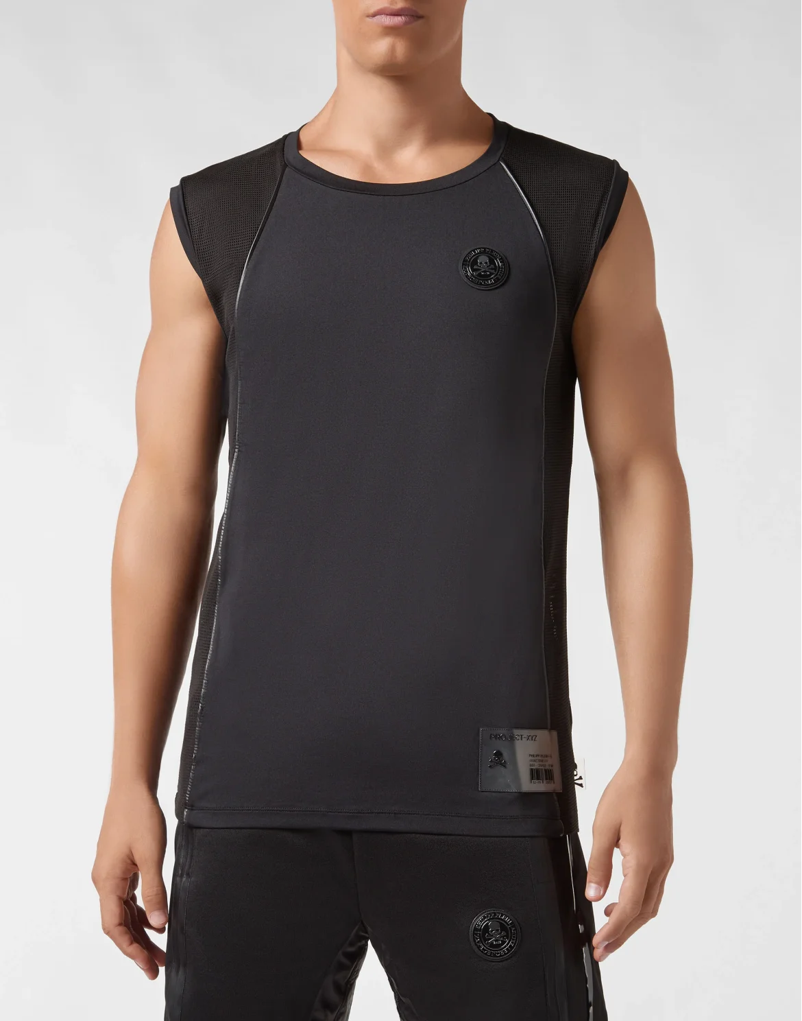 Tank top XYZ Scratch, цвет: Черный