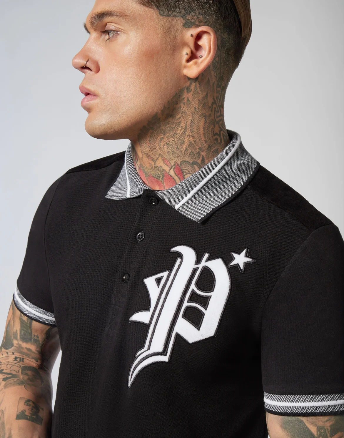 Slim Fit Polo shirt SS Angel, цвет: Черный
