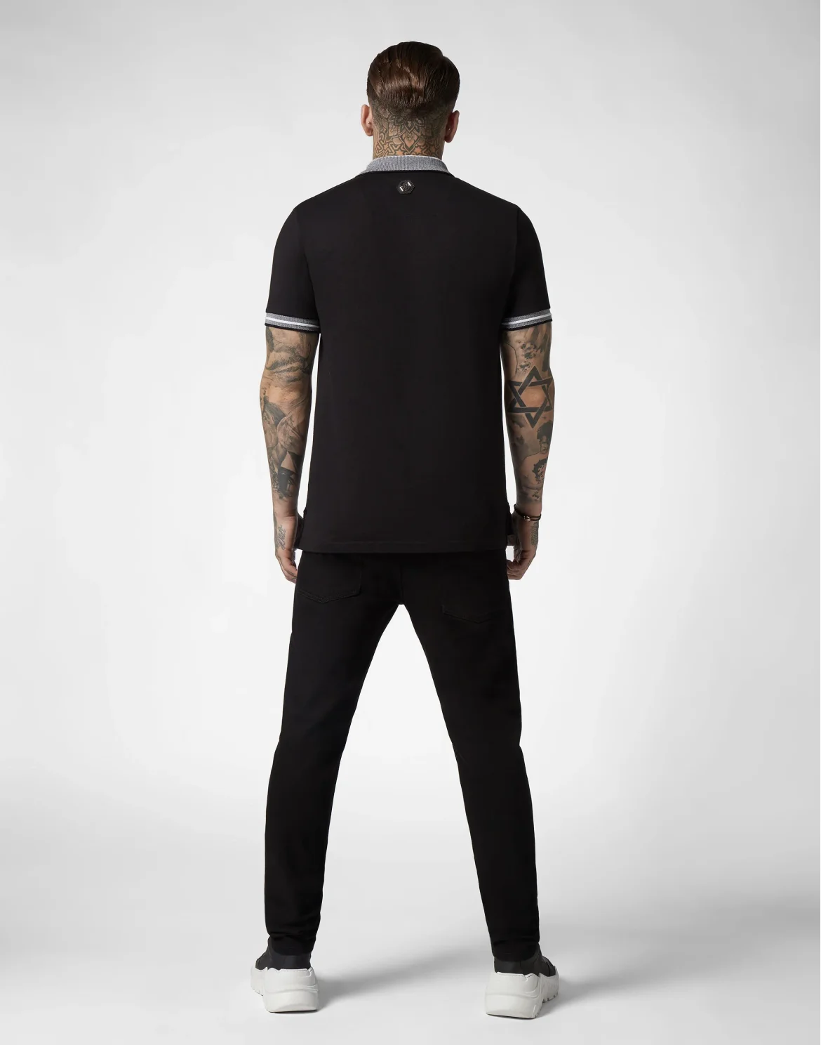Slim Fit Polo shirt SS Angel, цвет: Черный