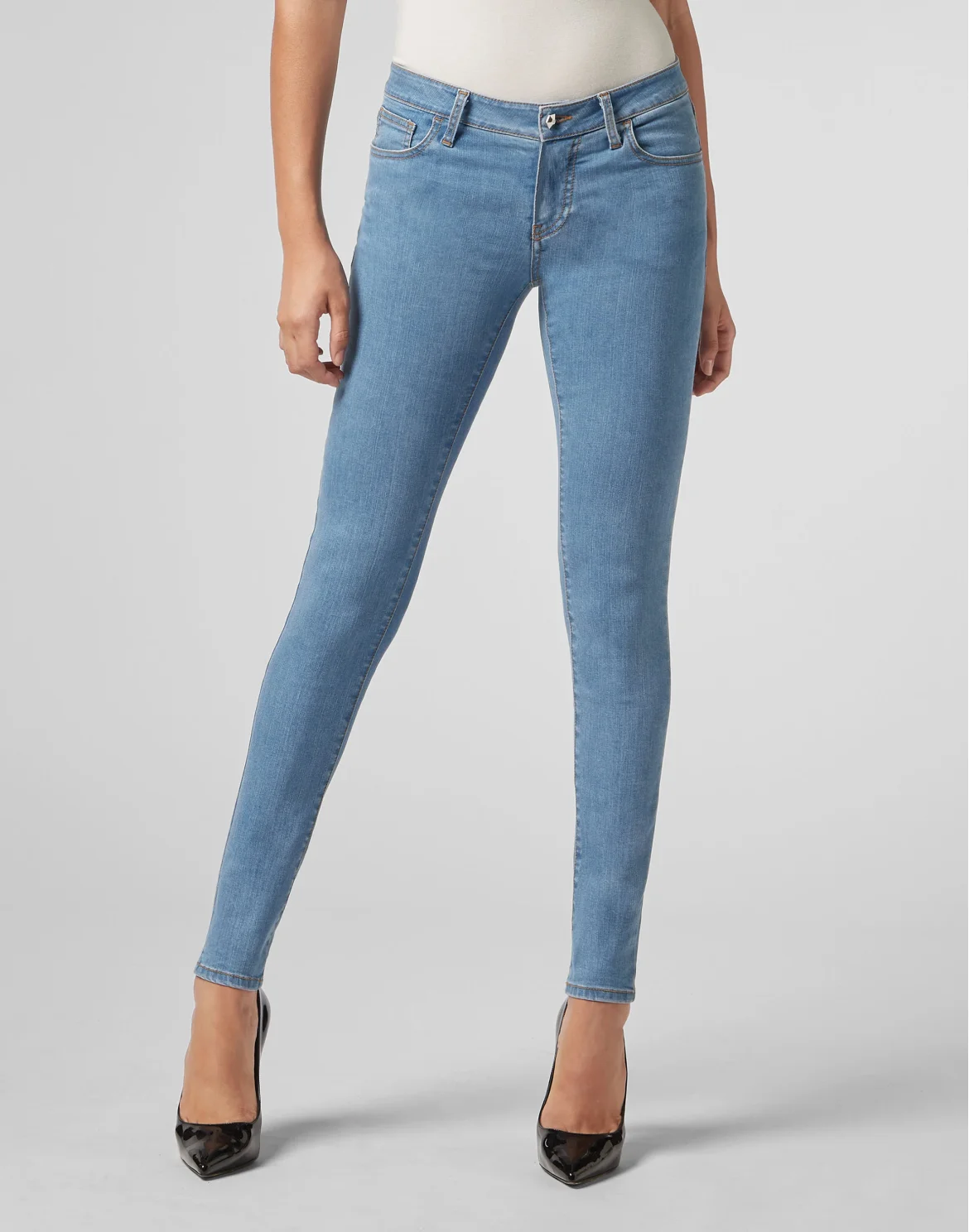 Slim Fit Skull, цвет: Голубой
