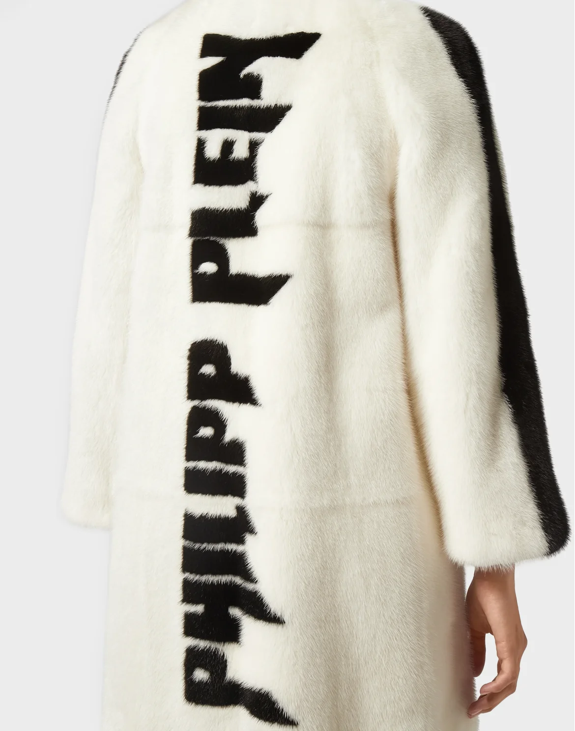 Fur Coat Long Luxury, цвет: Белый
