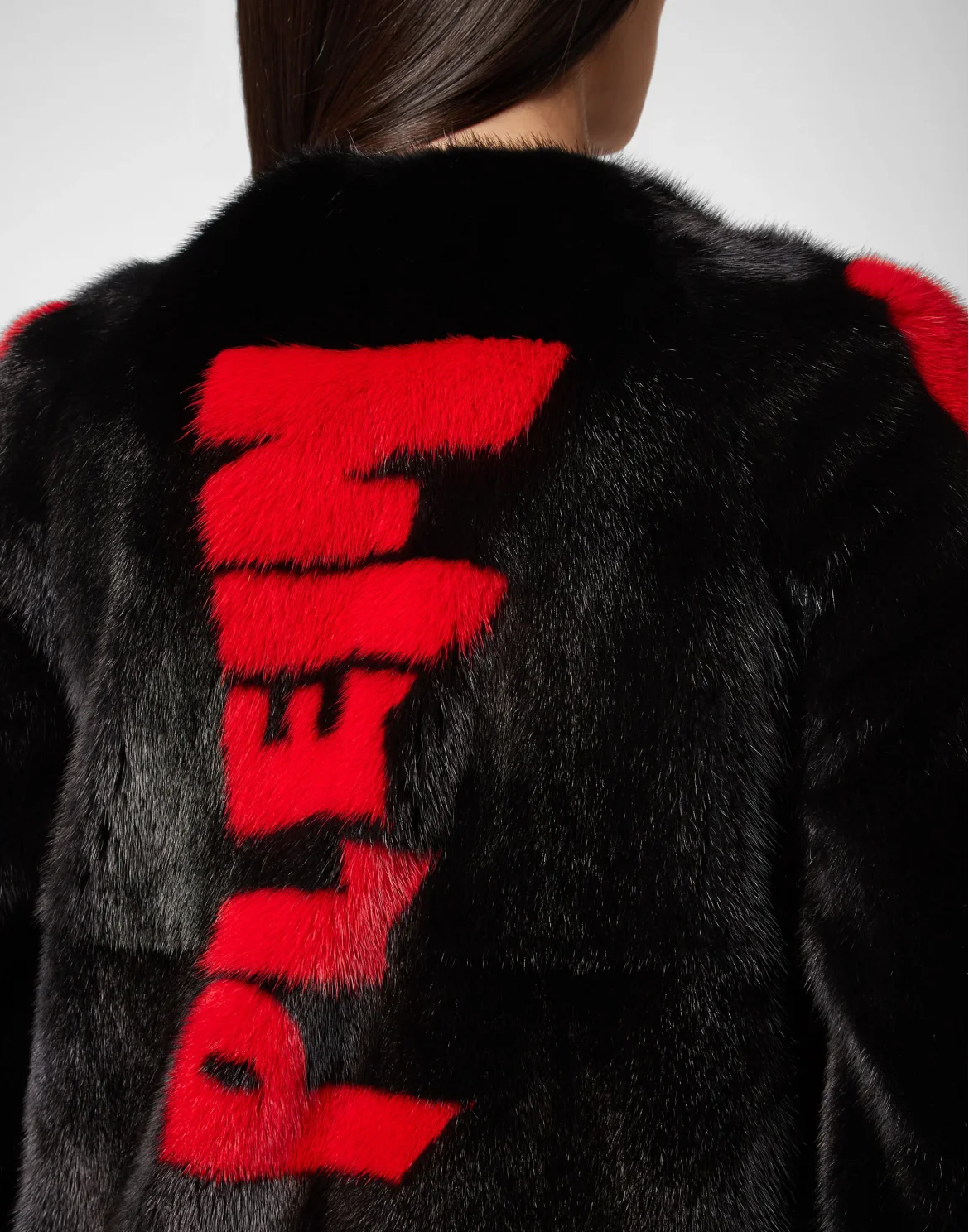 Fur Coat Long Luxury, цвет: Черный