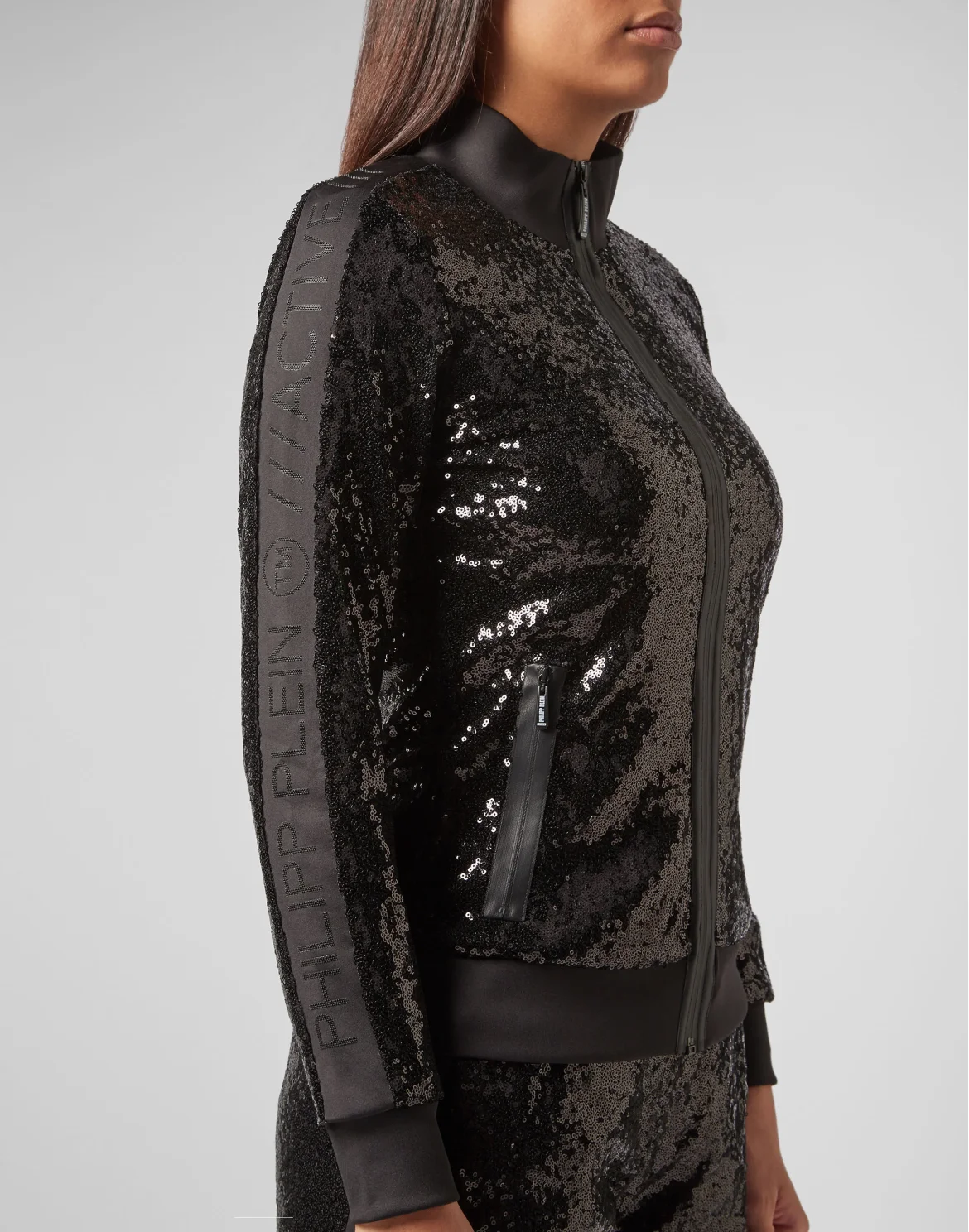 Jogging Jacket XYZ Paillettes, цвет: Черный