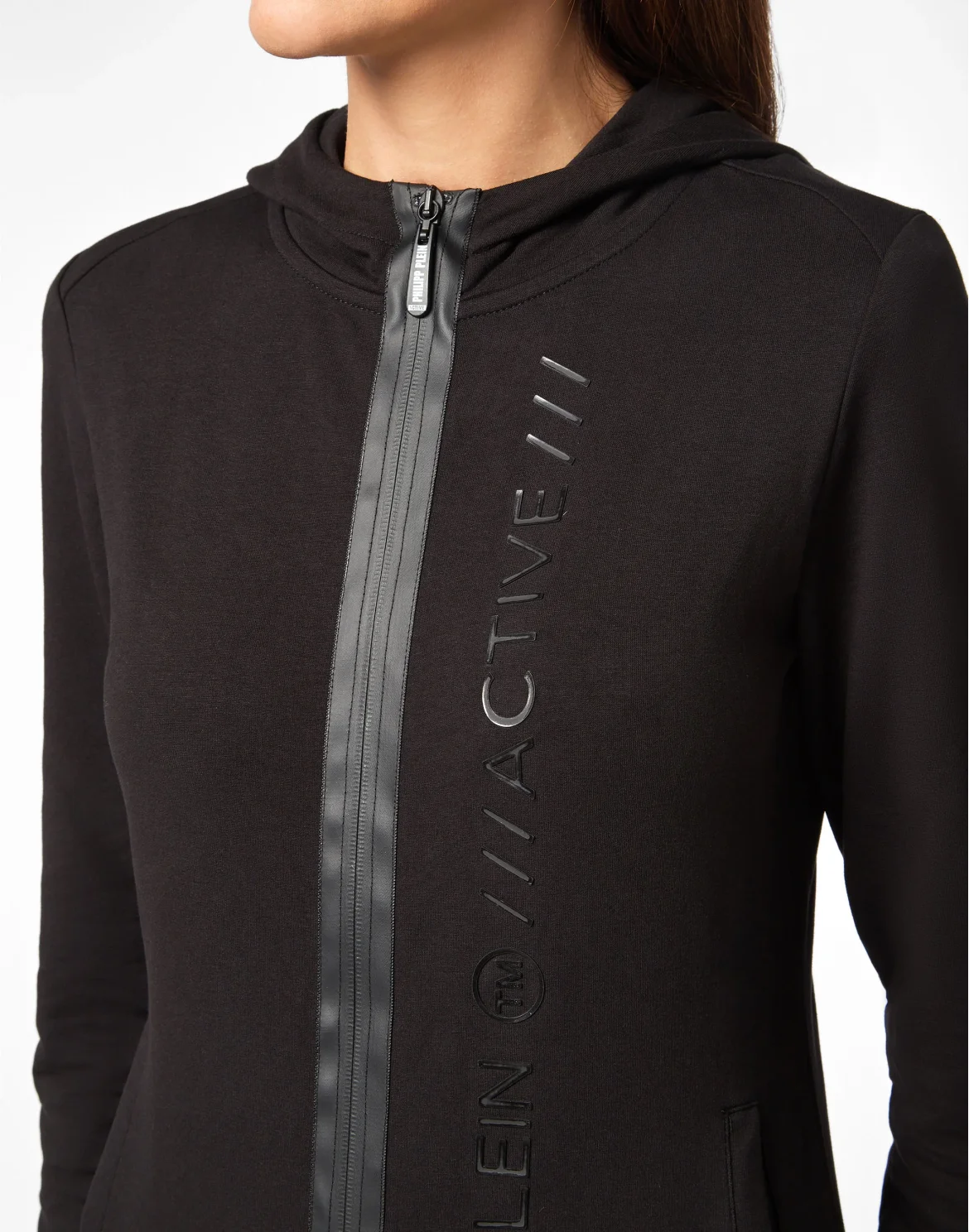Hoodie Sweatjacket XYZ Crystal, цвет: Черный