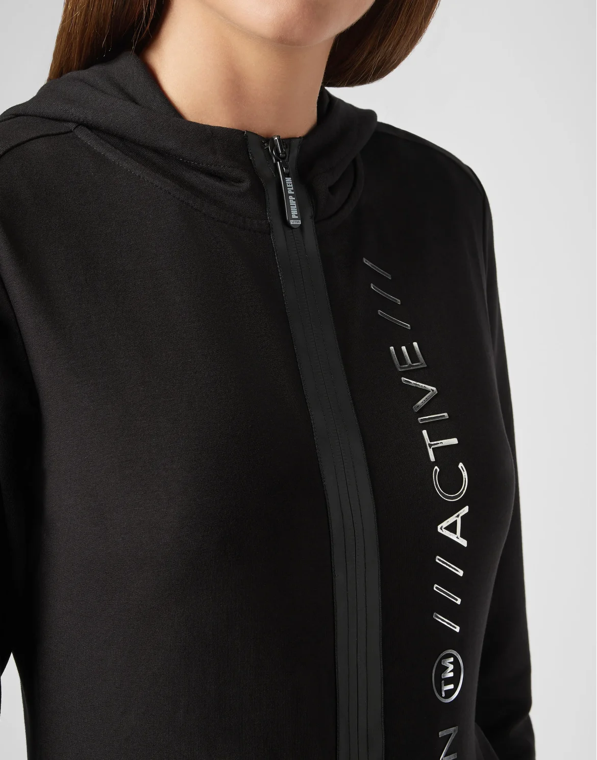 Hoodie Sweatjacket XYZ Crystal, цвет: Черный