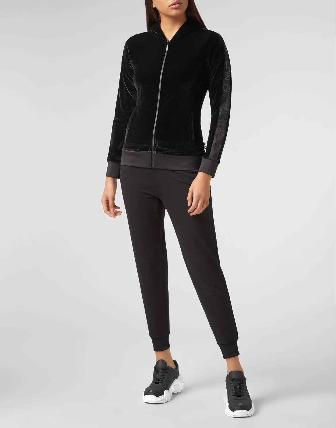Hoodie Sweatjacket XYZ Code, цвет: Черный