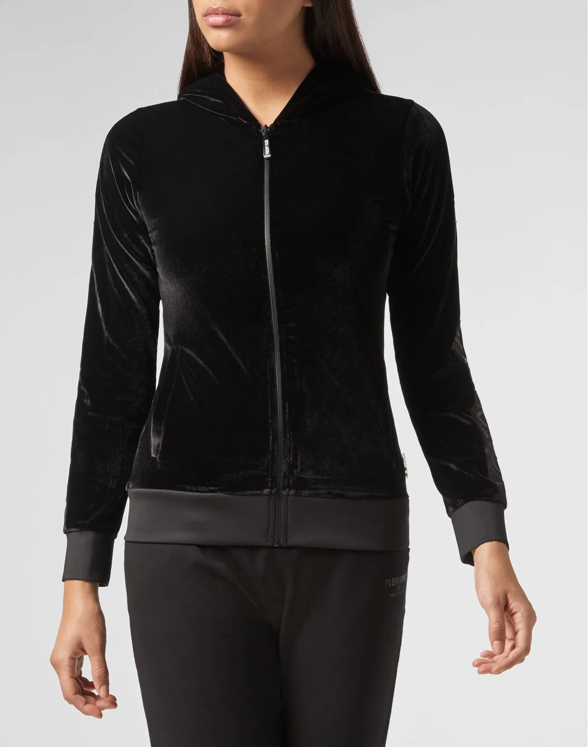 Hoodie Sweatjacket XYZ Code, цвет: Черный