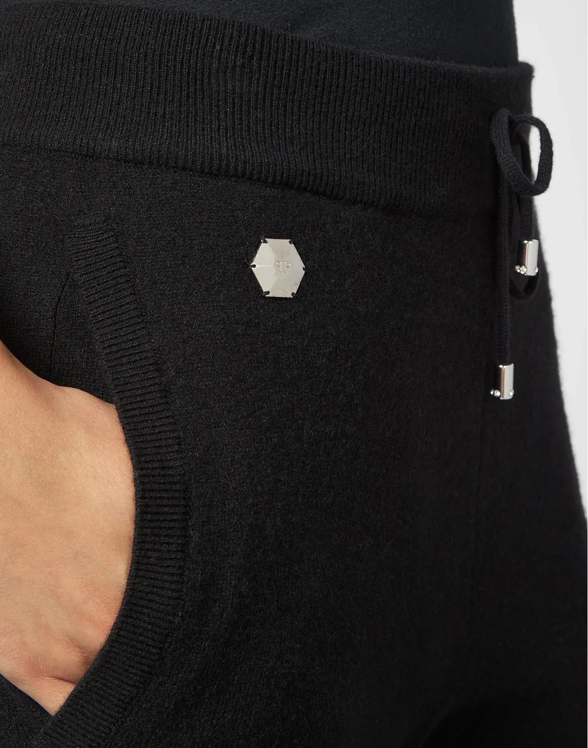 Knit Jogging Trousers Skull, цвет: Черный