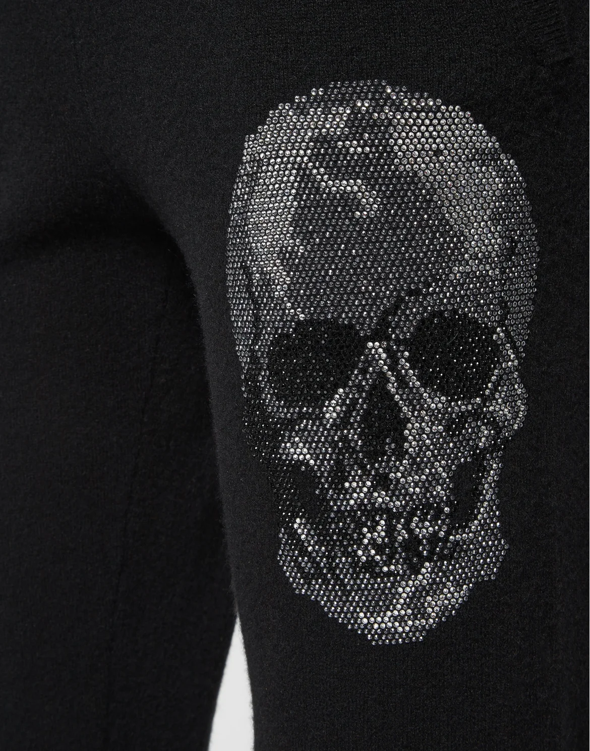 Knit Jogging Trousers Skull, цвет: Черный