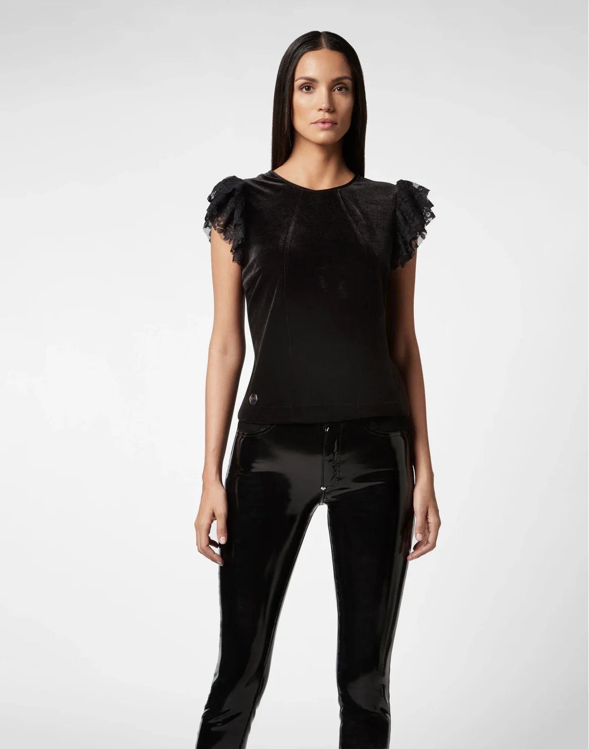 T-Shirt Round Neck SS Rock PP, цвет: Черный