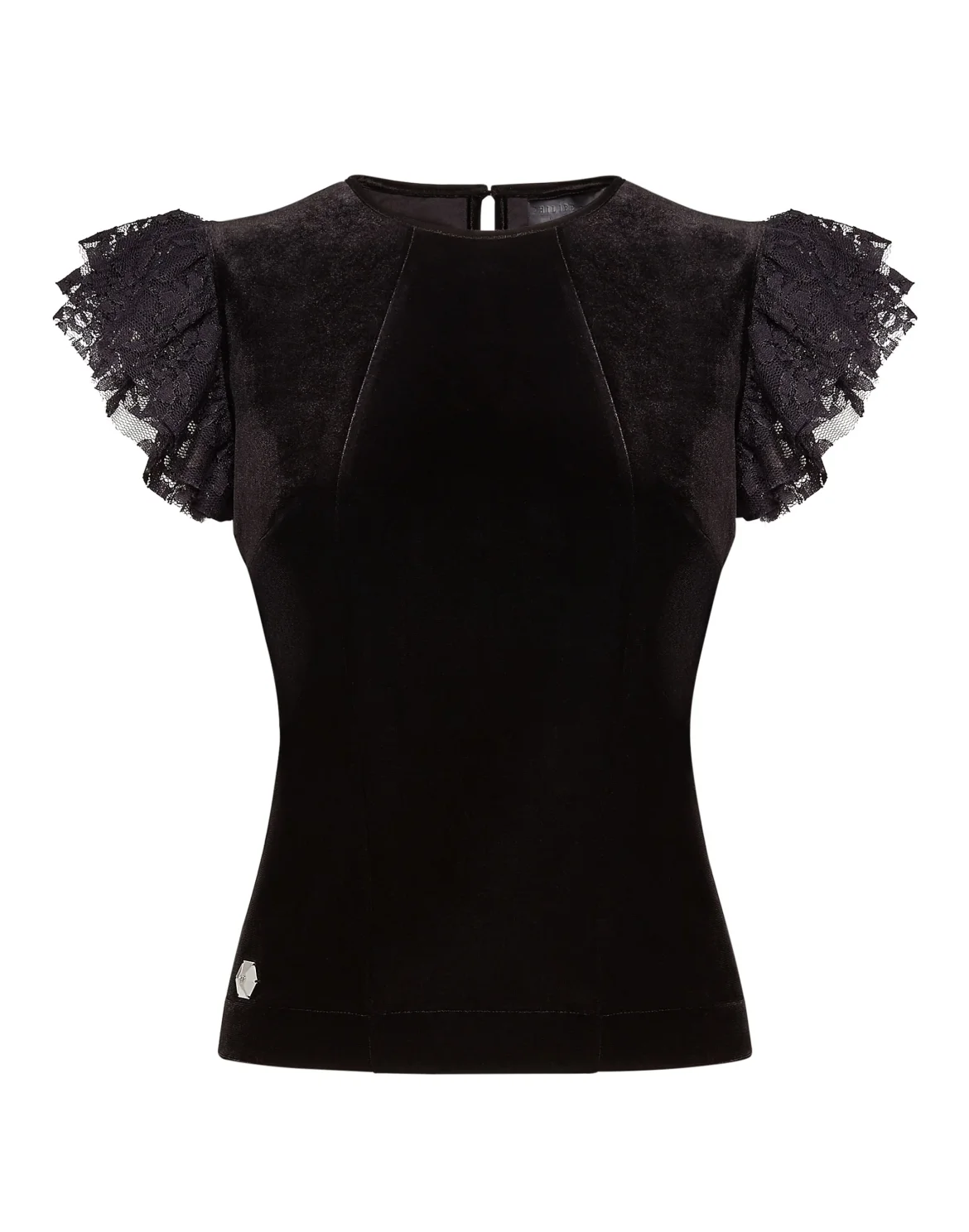 T-Shirt Round Neck SS Rock PP, цвет: Черный