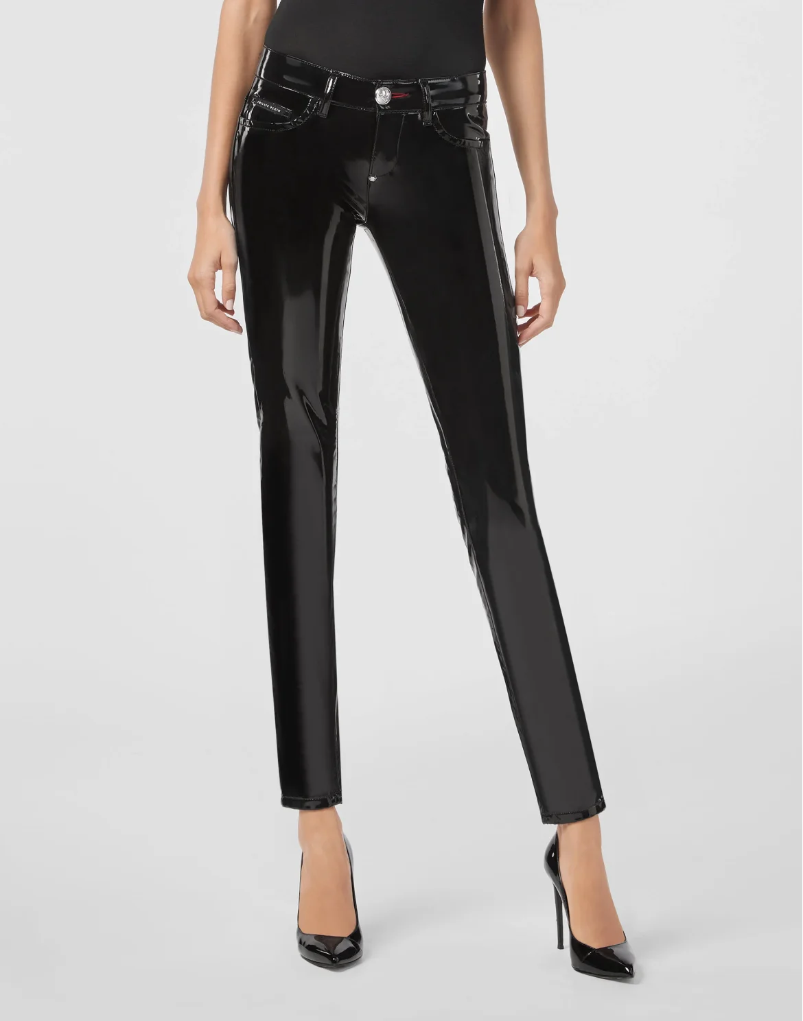 Slim Trousers Statement, цвет: Черный