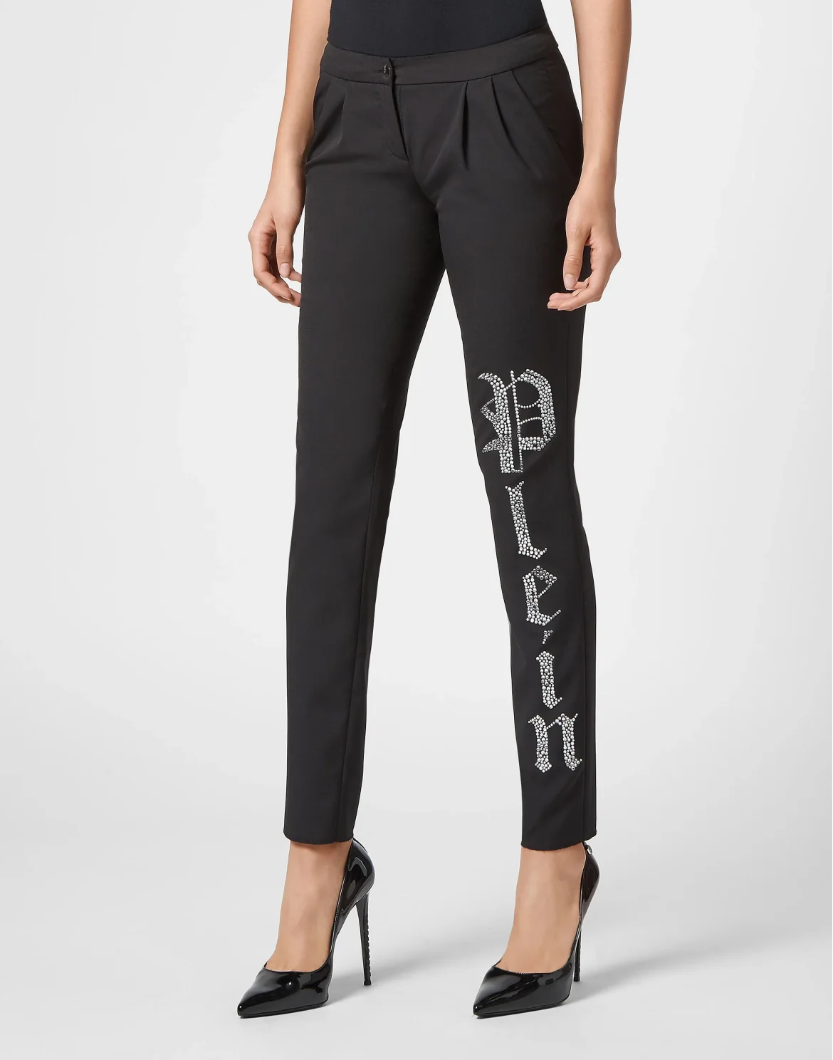 Long Trousers Crystal Plein, цвет: Черный