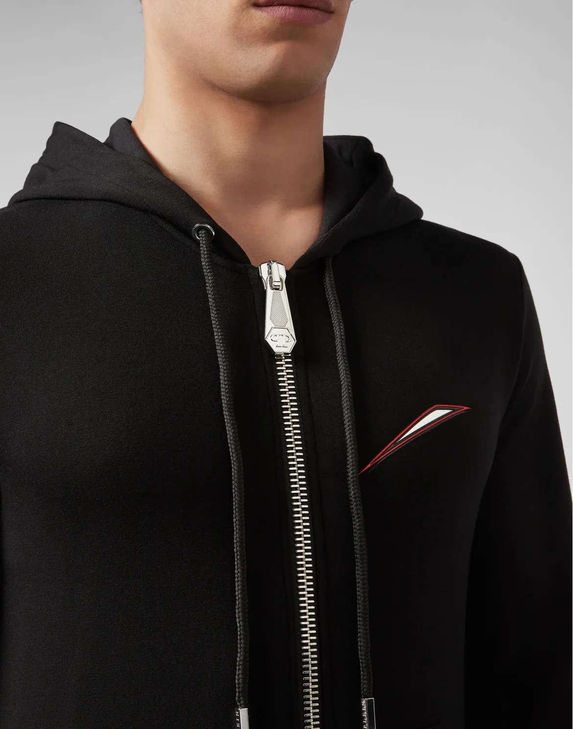Hoodie Sweatjacket Space Plein, цвет: Черный