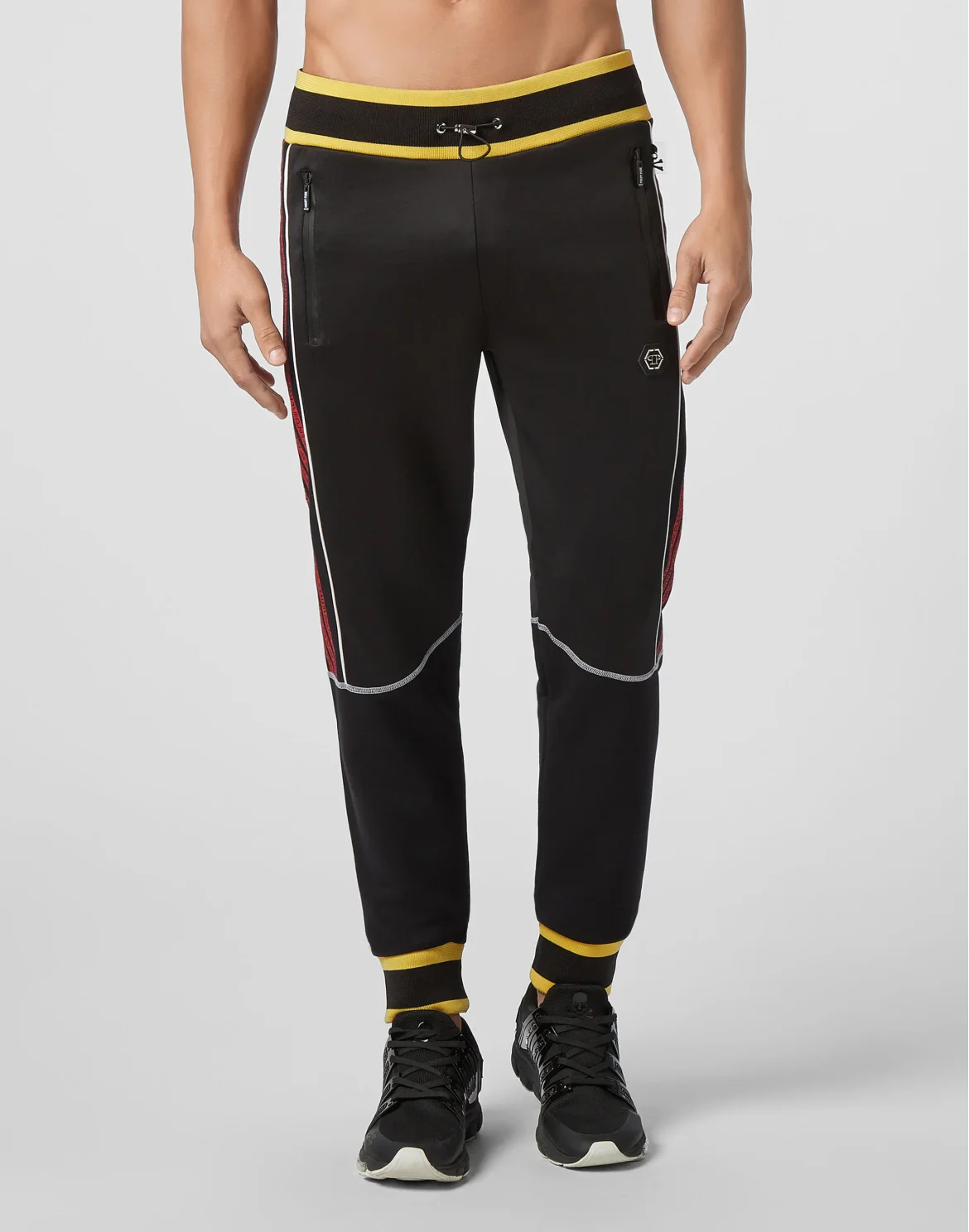 Jogging Trousers Stripes, цвет: Черный