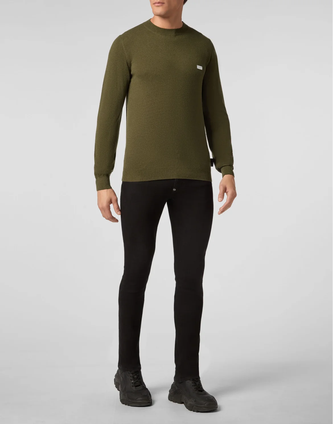 Pullover Round Neck LS Statement, цвет: Камуфляж
