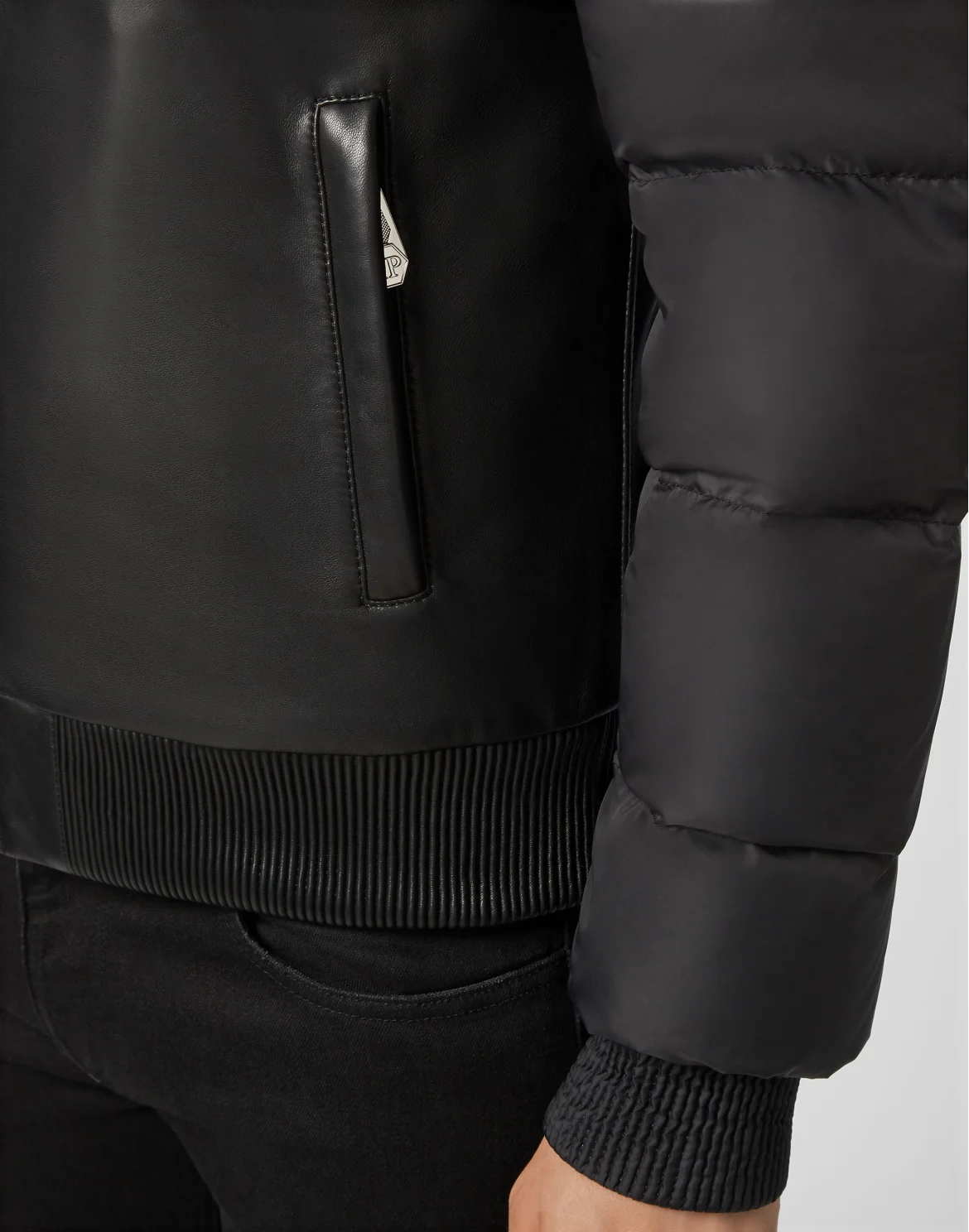 Leather Jacket Statement, цвет: Черный