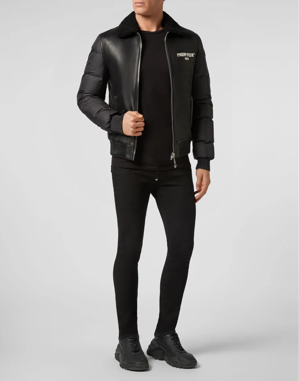 Leather Jacket Statement, цвет: Черный