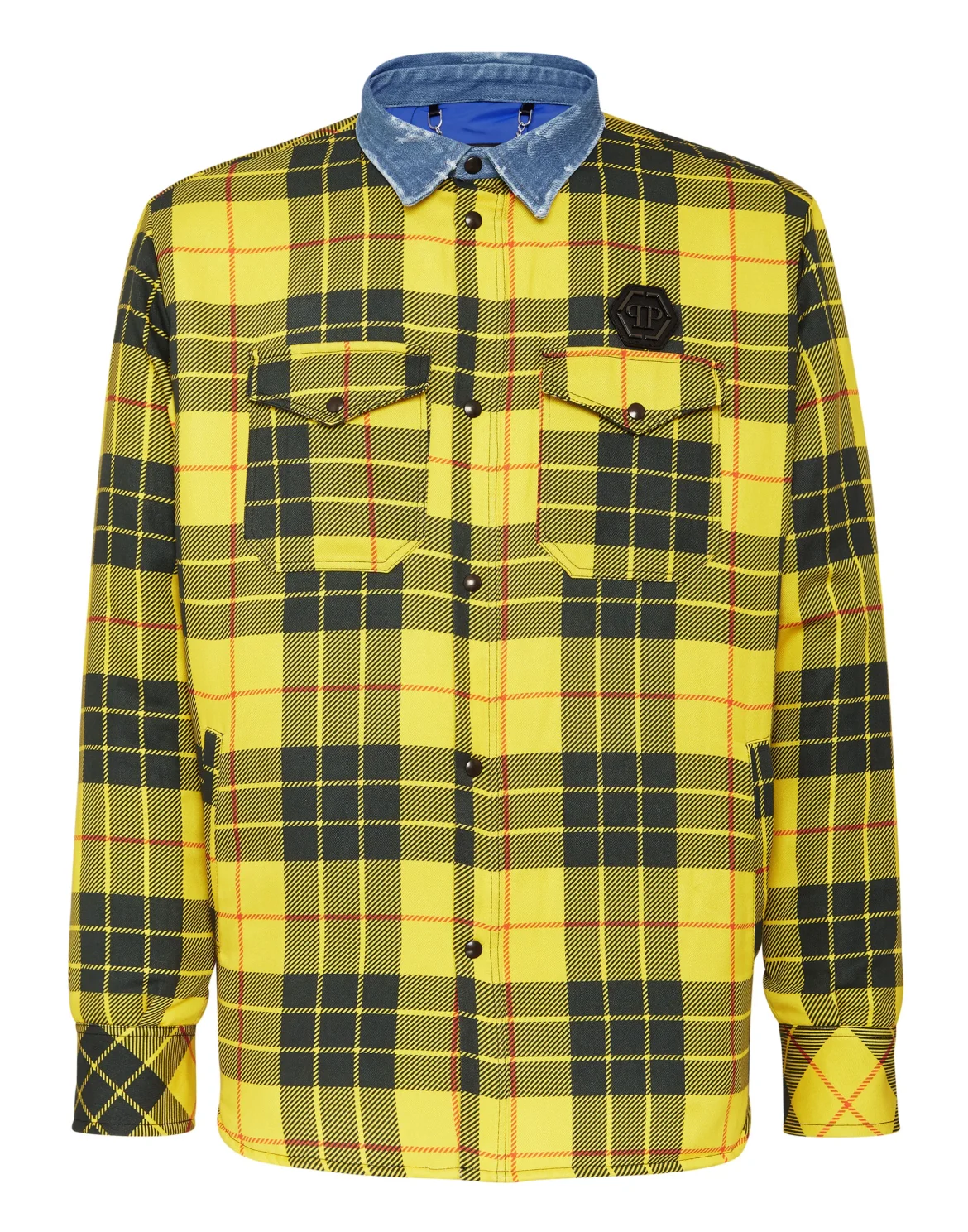 Shirt Jacket Tartan, цвет: Желтый