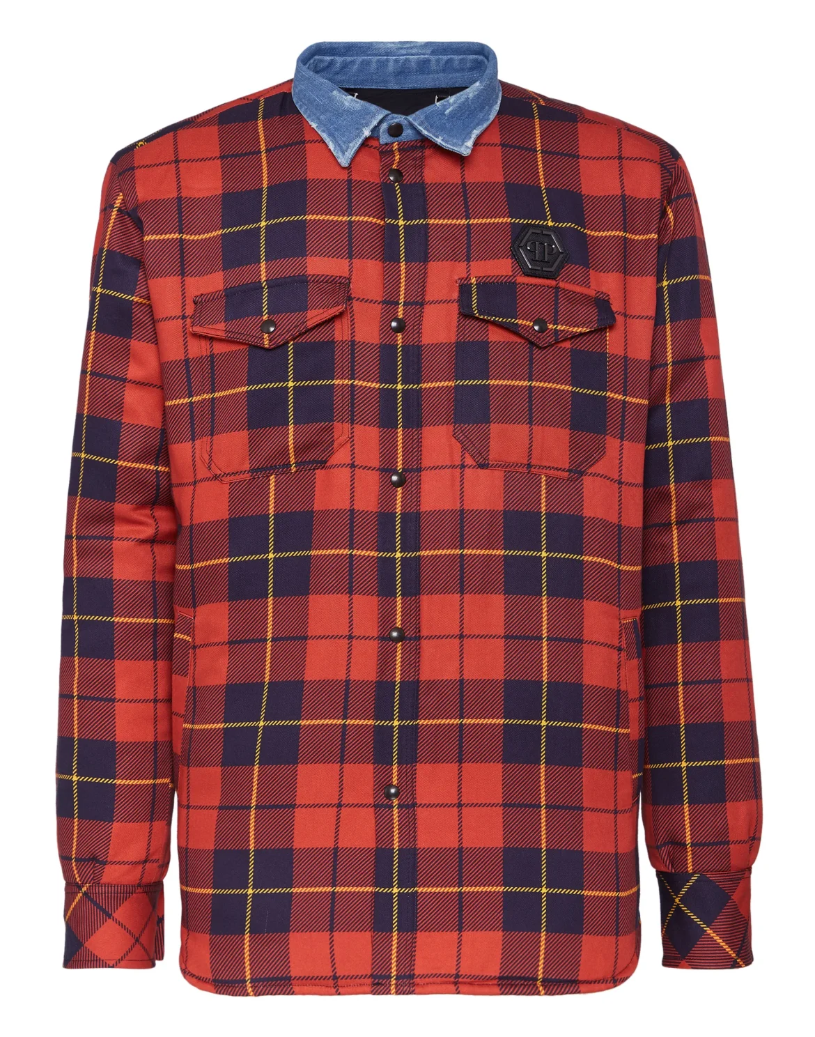 Shirt Jacket Tartan, цвет: Красный