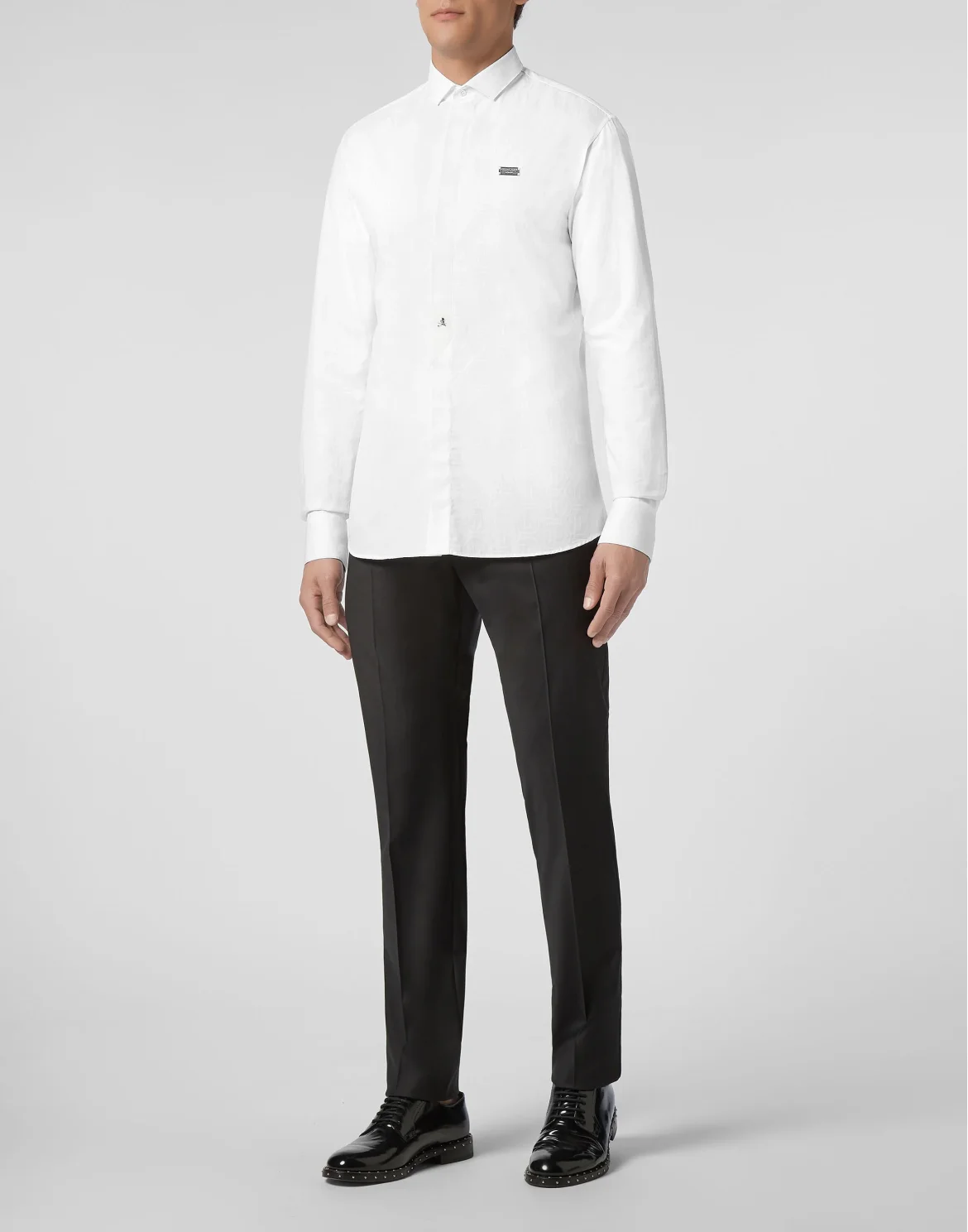 Shirt Diamond Cut LS All over PP, цвет: Белый