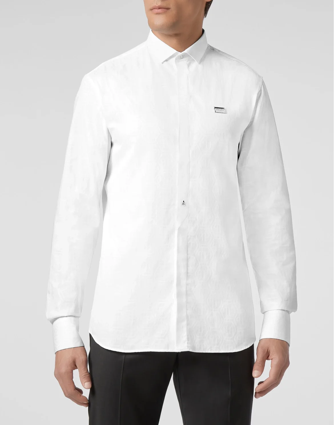 Shirt Diamond Cut LS All over PP, цвет: Белый