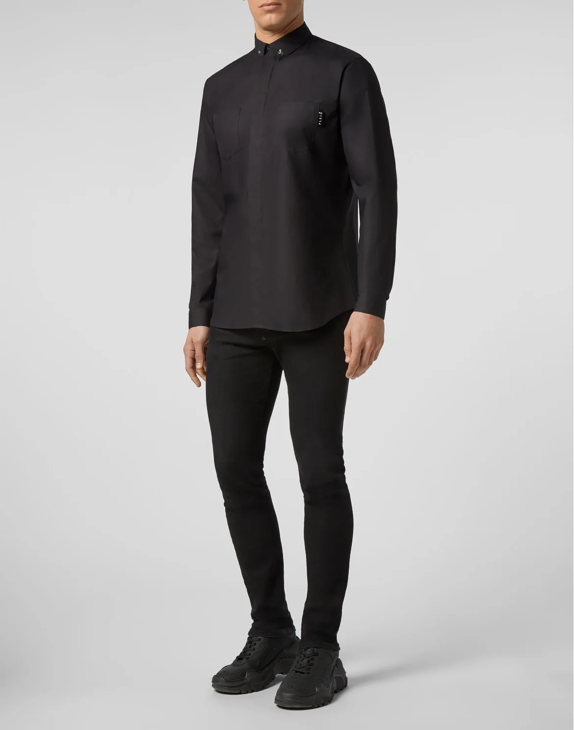 Shirt LS Skull, цвет: Черный