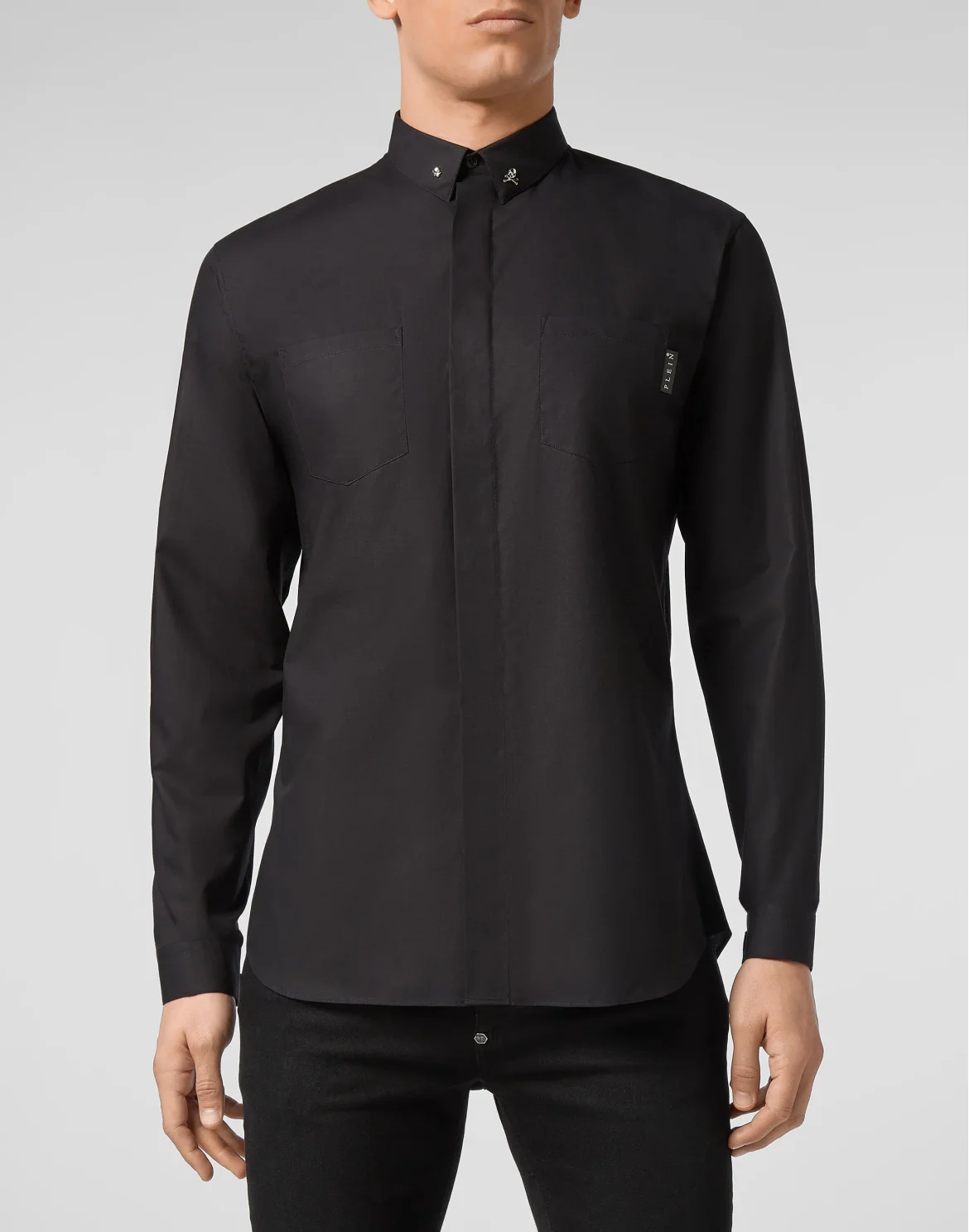 Shirt LS Skull, цвет: Черный