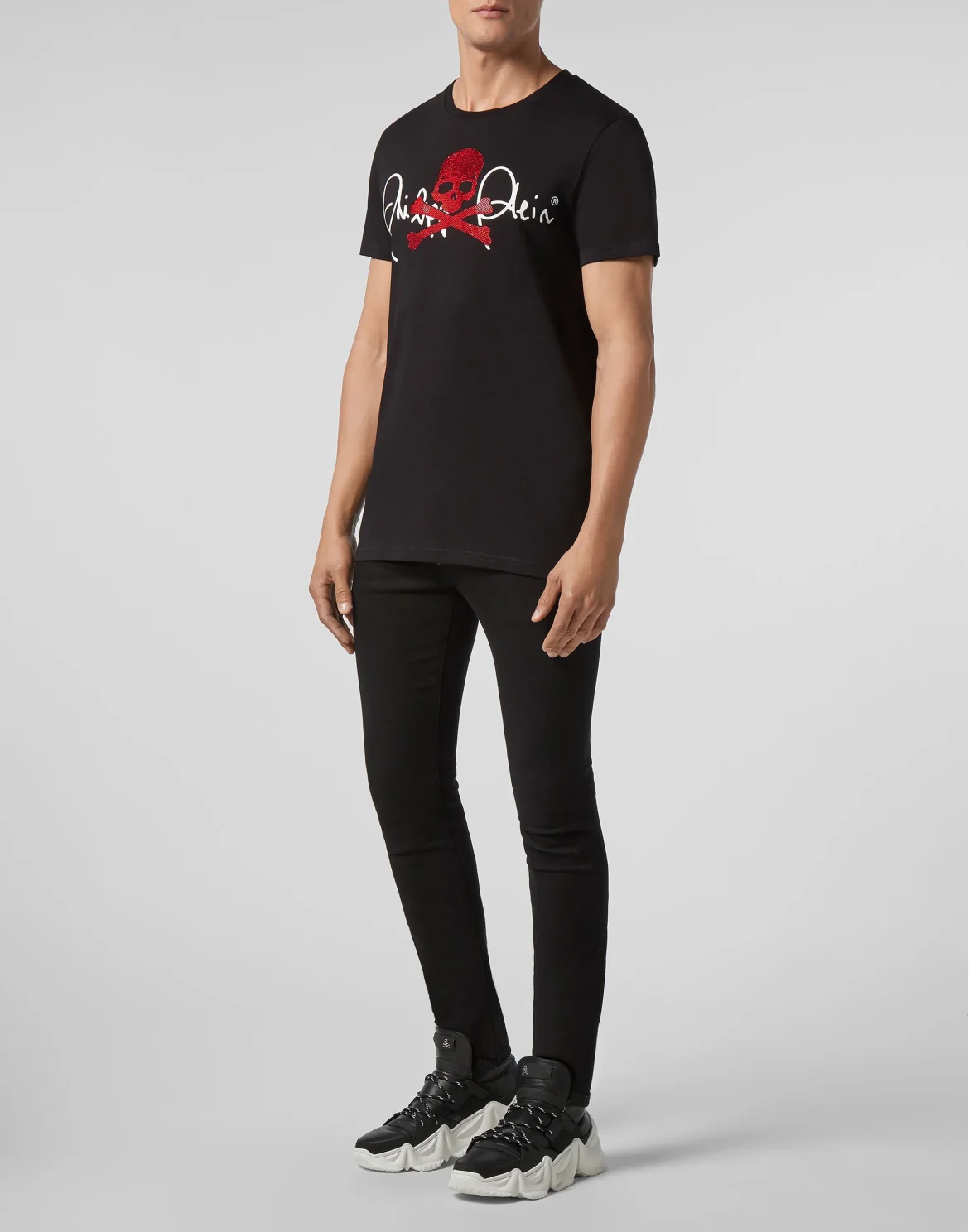 T-shirt Round Neck SS Signature, цвет: Черный