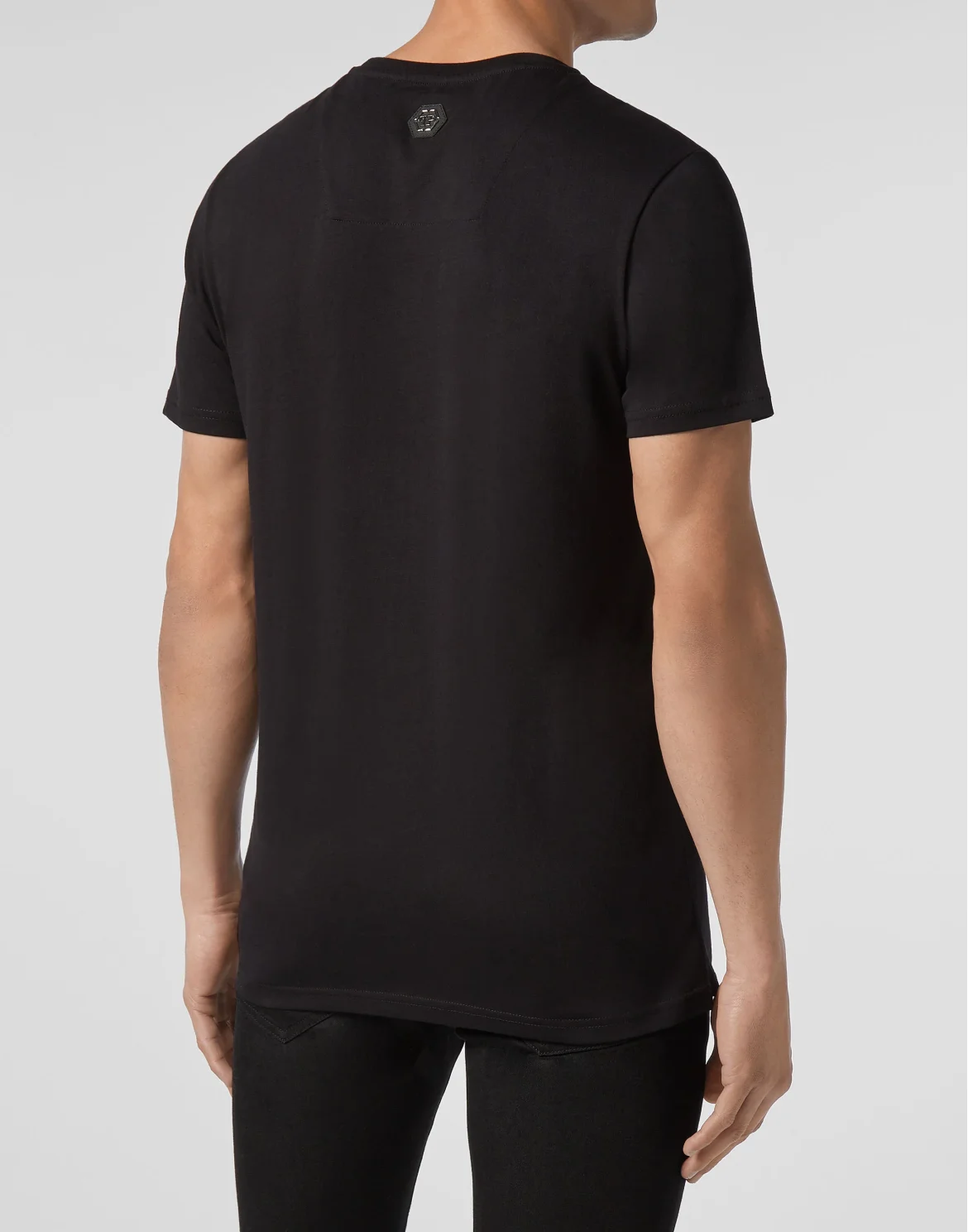 T-shirt Round Neck SS Signature, цвет: Черный