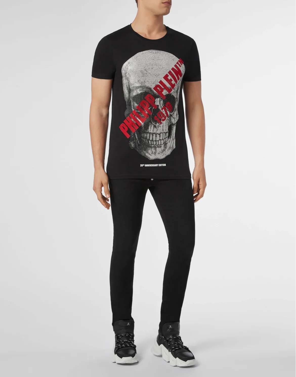 T-shirt Round Neck SS Skull, цвет: Черный