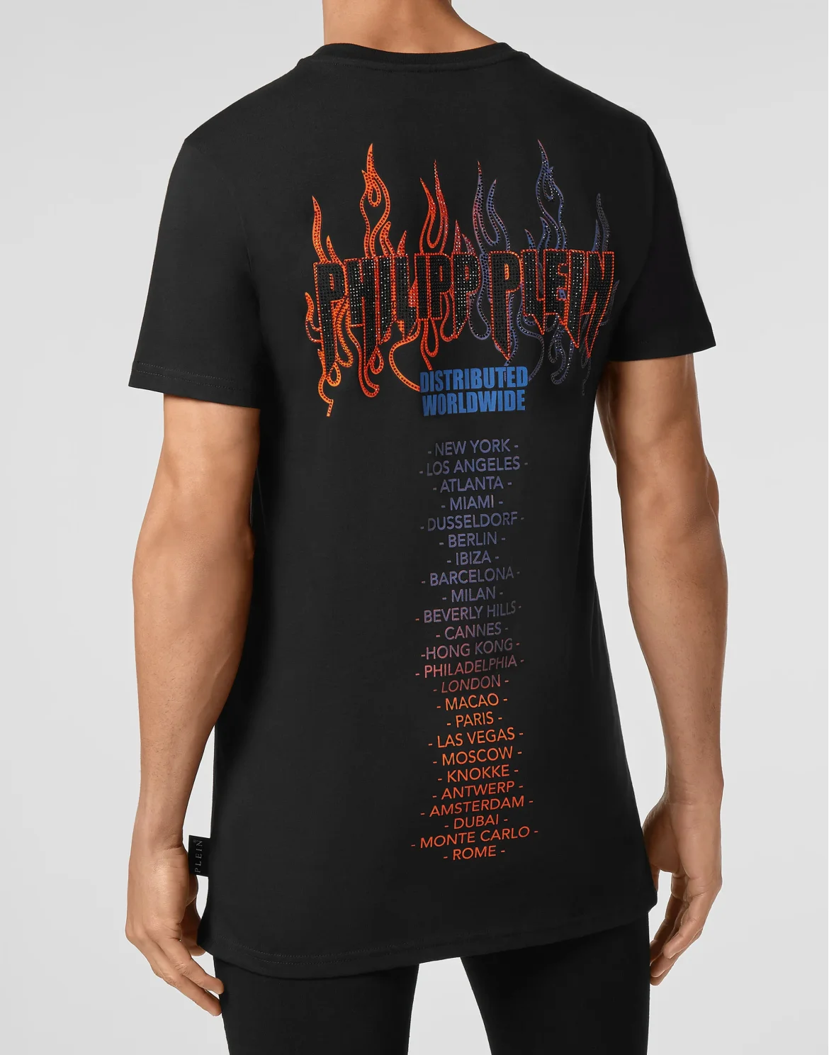 T-shirt Round Neck SS Flame, цвет: Черный