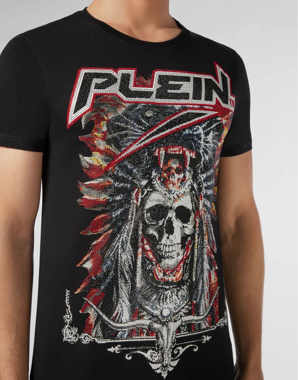 T-shirt Round Neck SS Cowboy, цвет: Черный