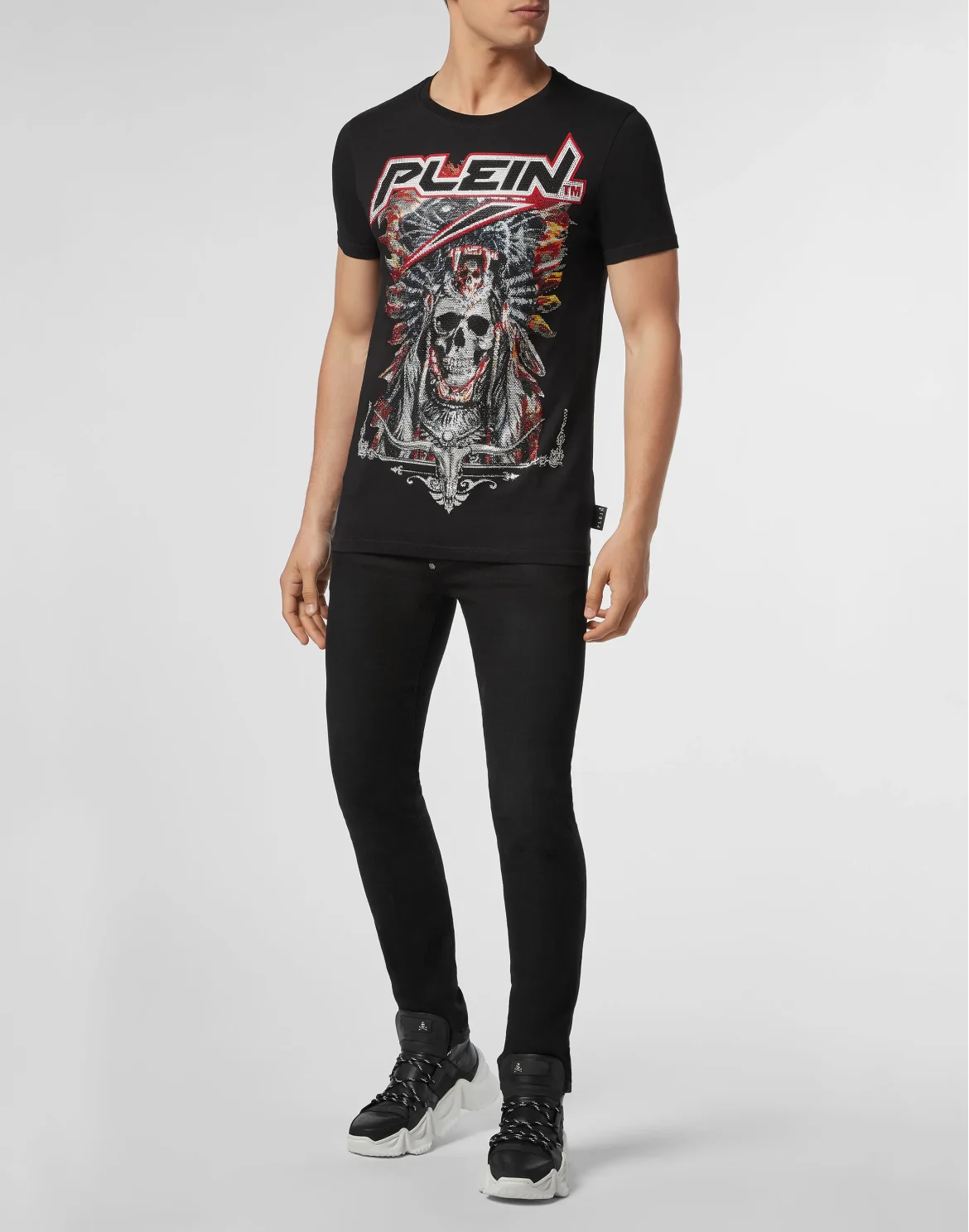 T-shirt Round Neck SS Cowboy, цвет: Черный