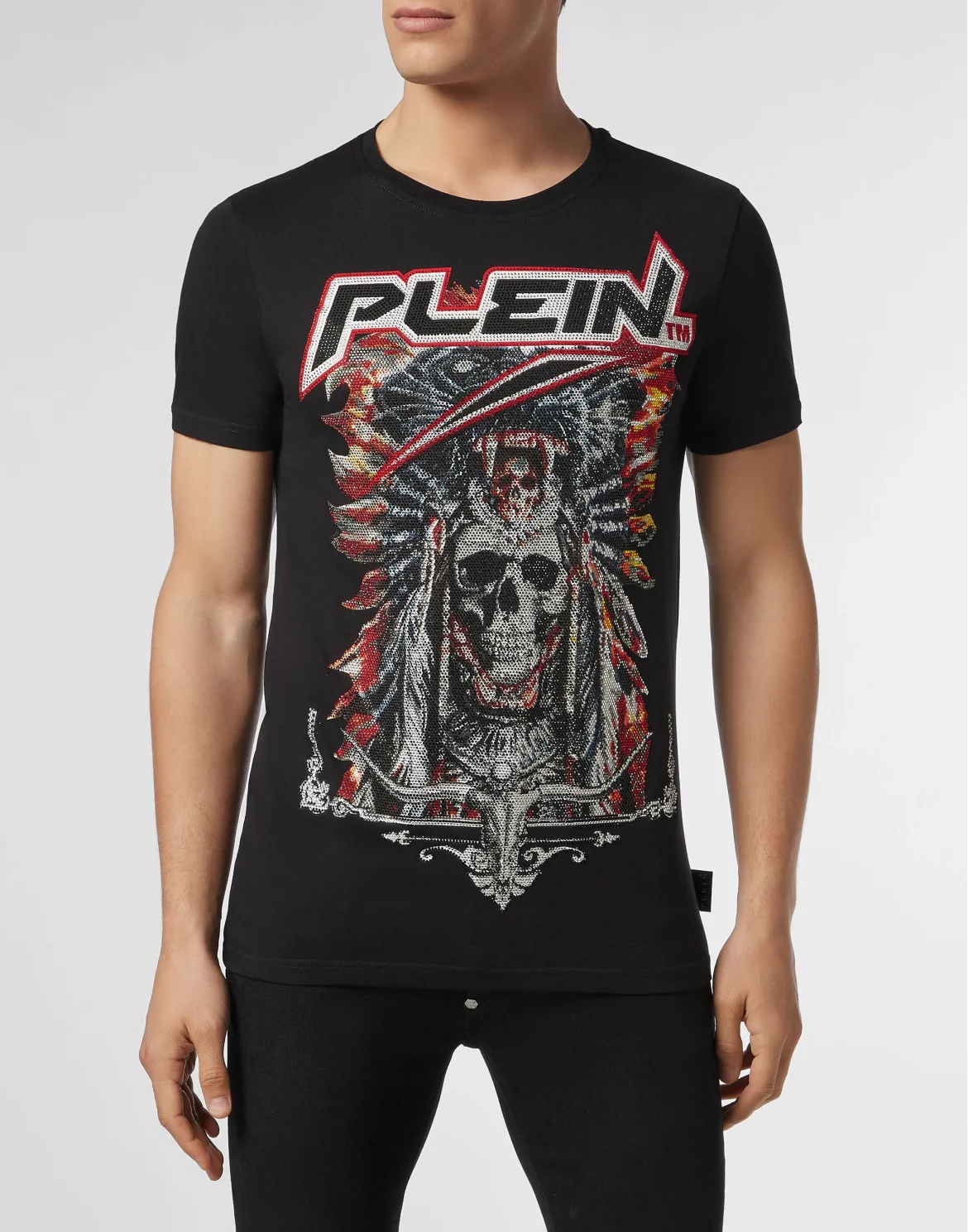 T-shirt Round Neck SS Cowboy, цвет: Черный