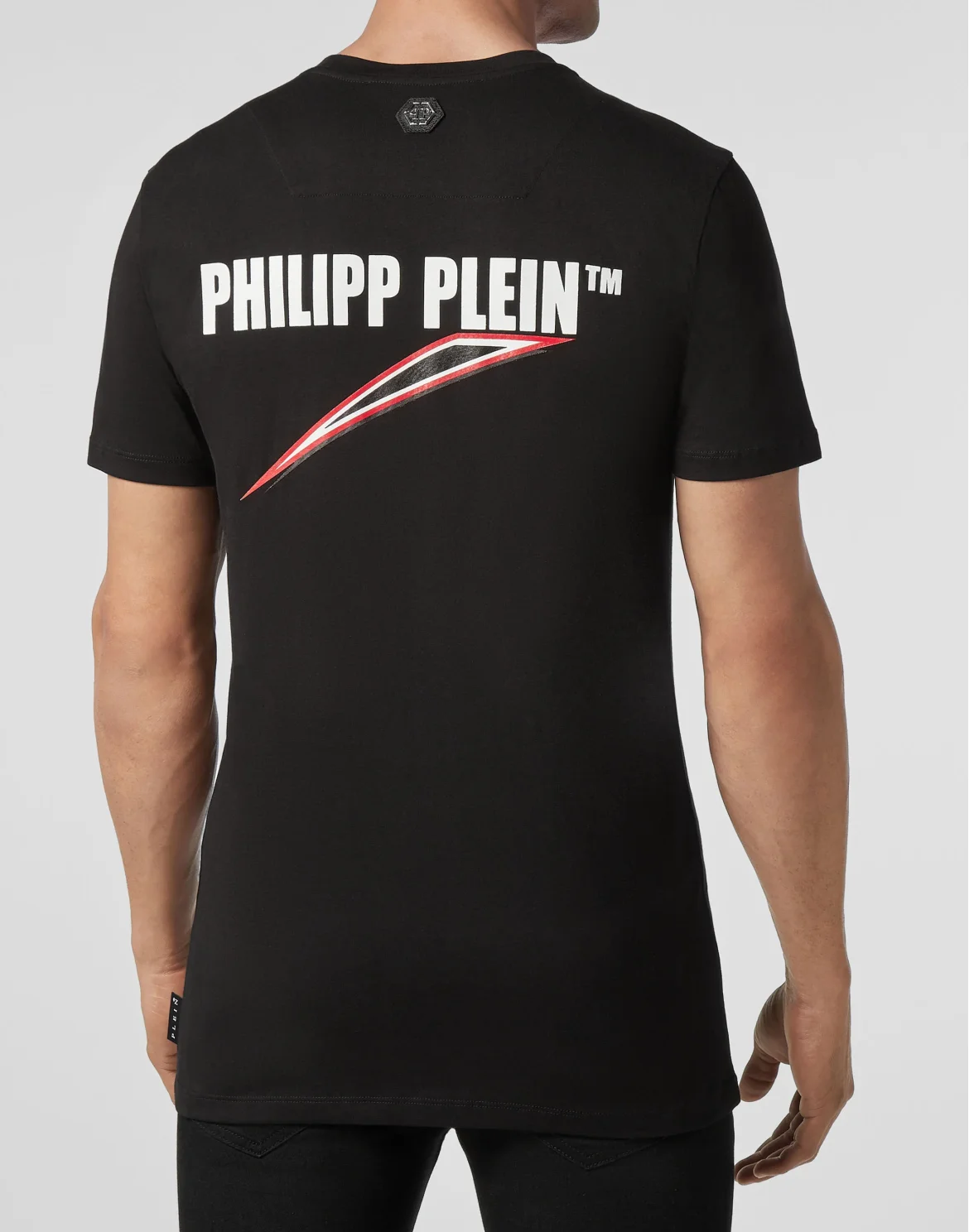 T-shirt Platinum Cut Round Neck Space Plein, цвет: Черный