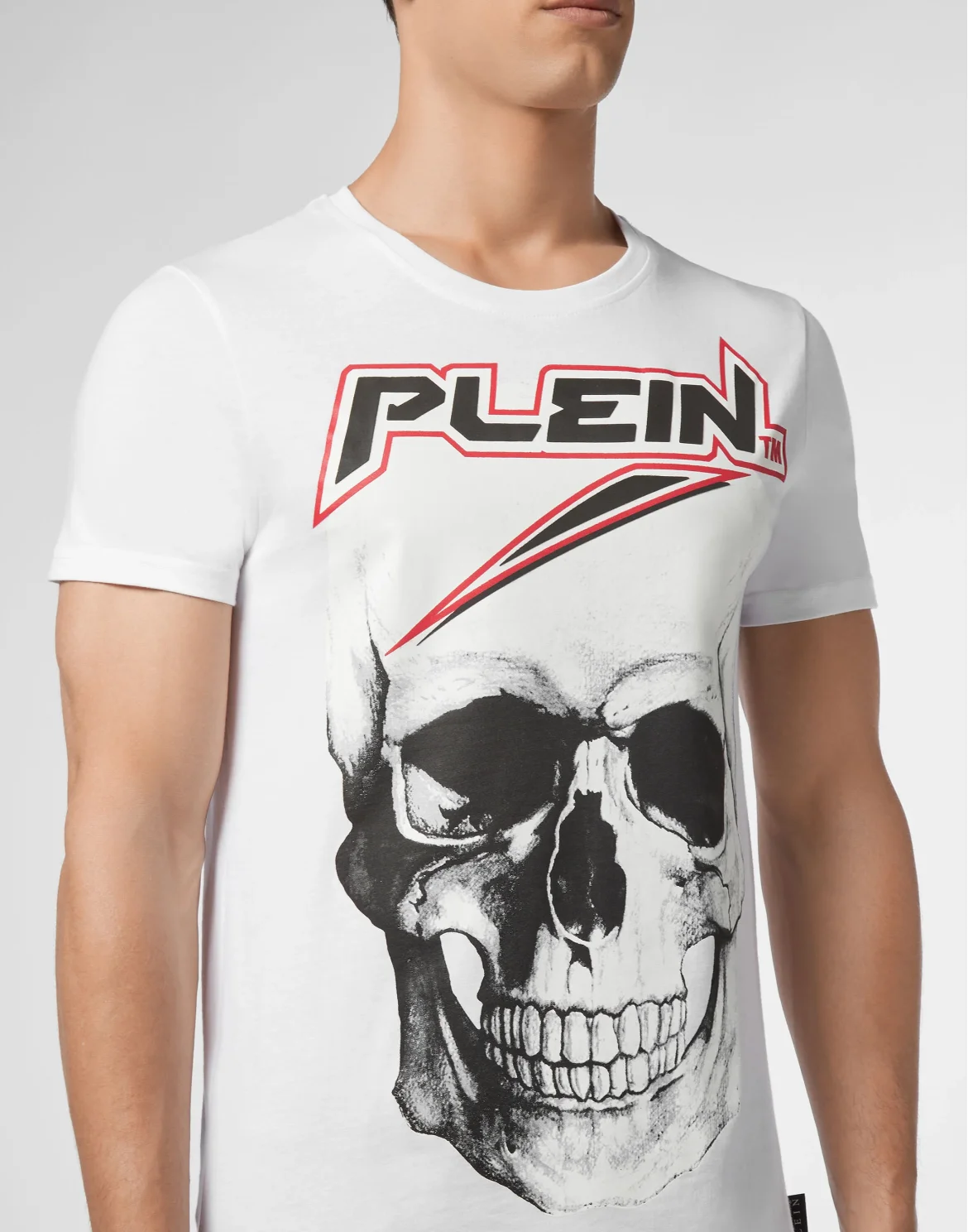 T-shirt Round Neck SS Space Plein, цвет: Белый