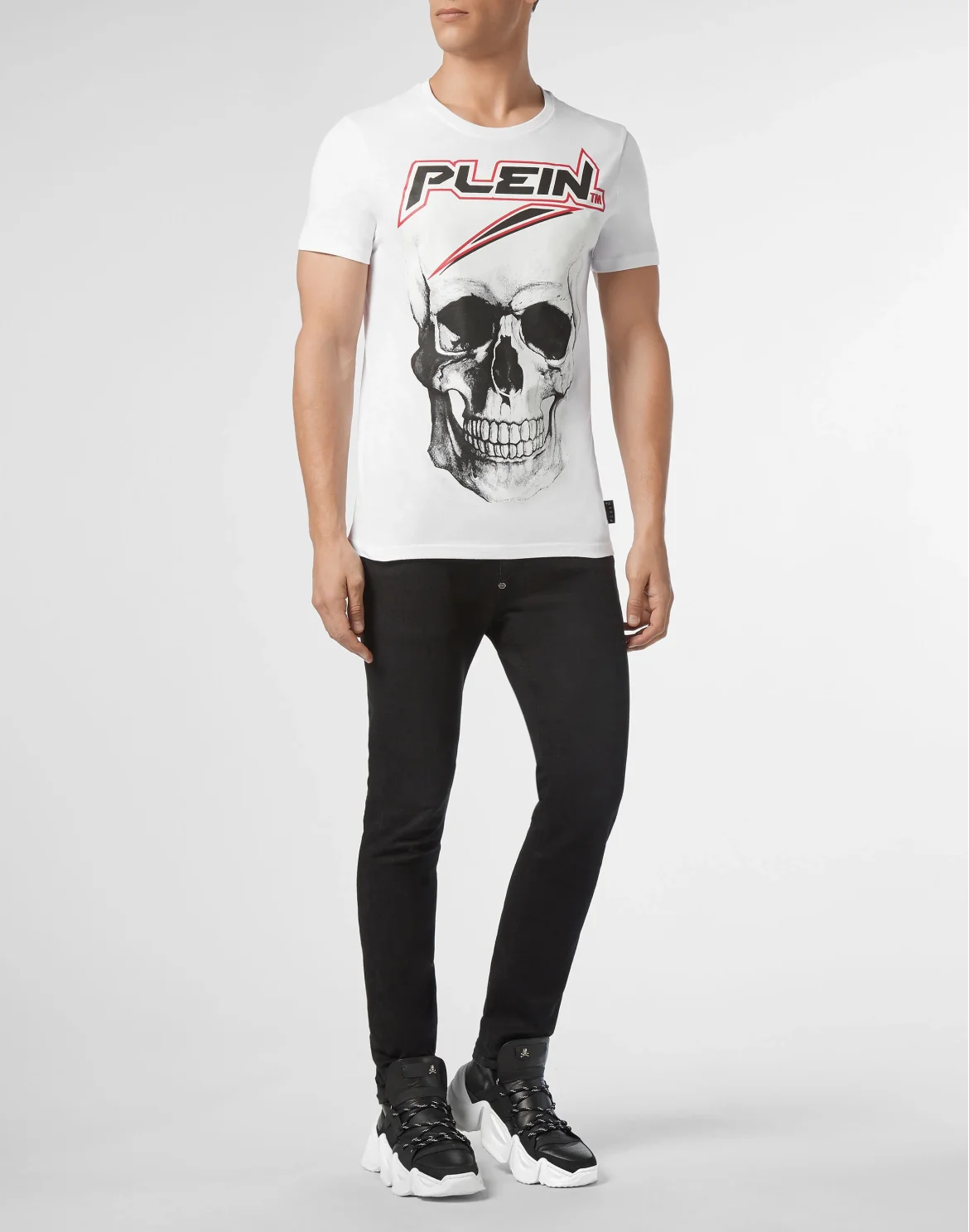 T-shirt Round Neck SS Space Plein, цвет: Белый