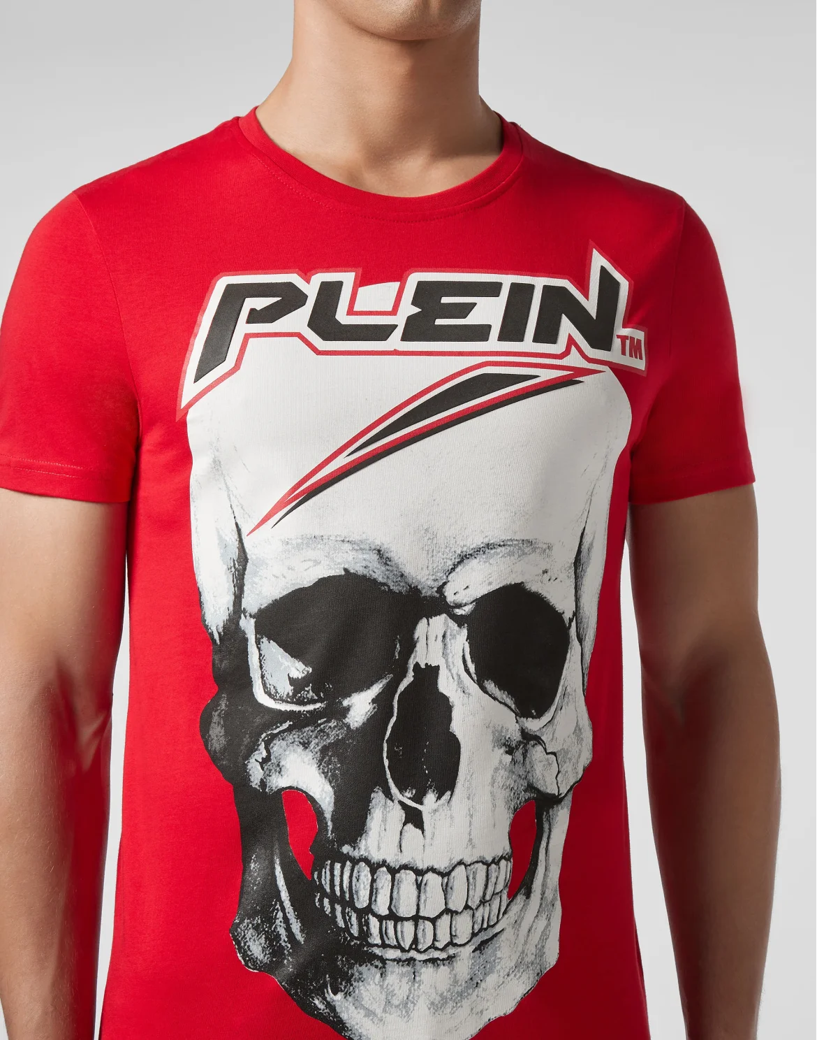 T-shirt Round Neck SS Space Plein, цвет: Красный