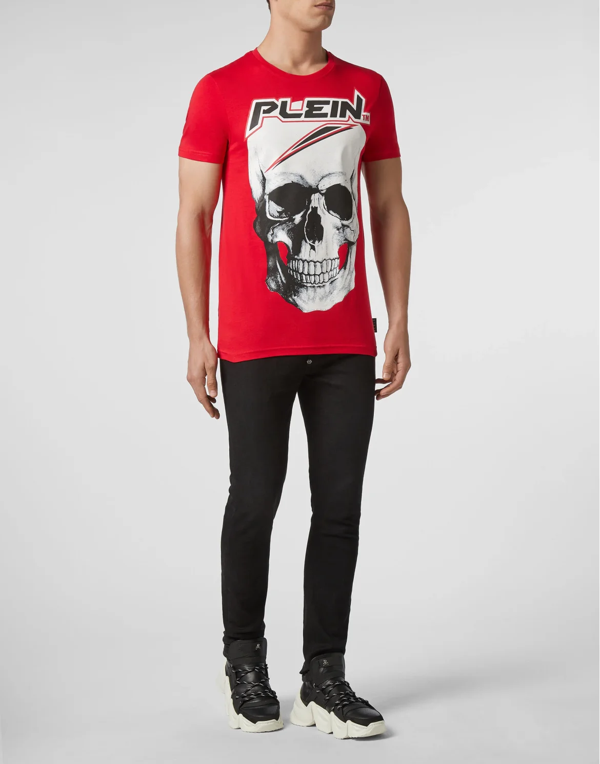 T-shirt Round Neck SS Space Plein, цвет: Красный