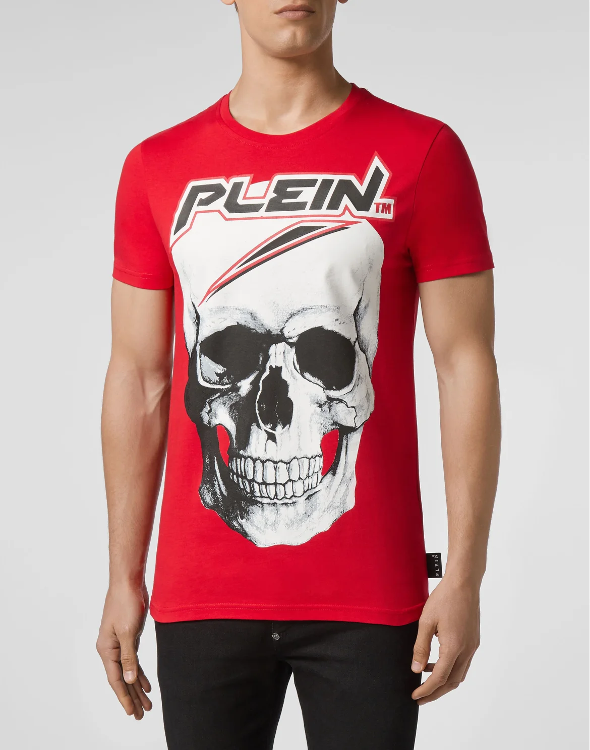 T-shirt Round Neck SS Space Plein, цвет: Красный