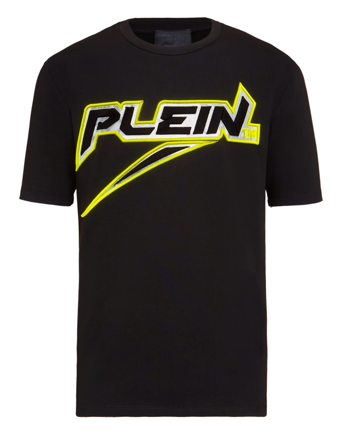 T-shirt Round Neck SS Space Plein, цвет: Черный