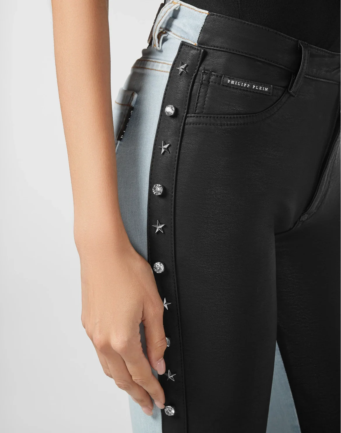 High Waist Jegging Studs, цвет: Синий